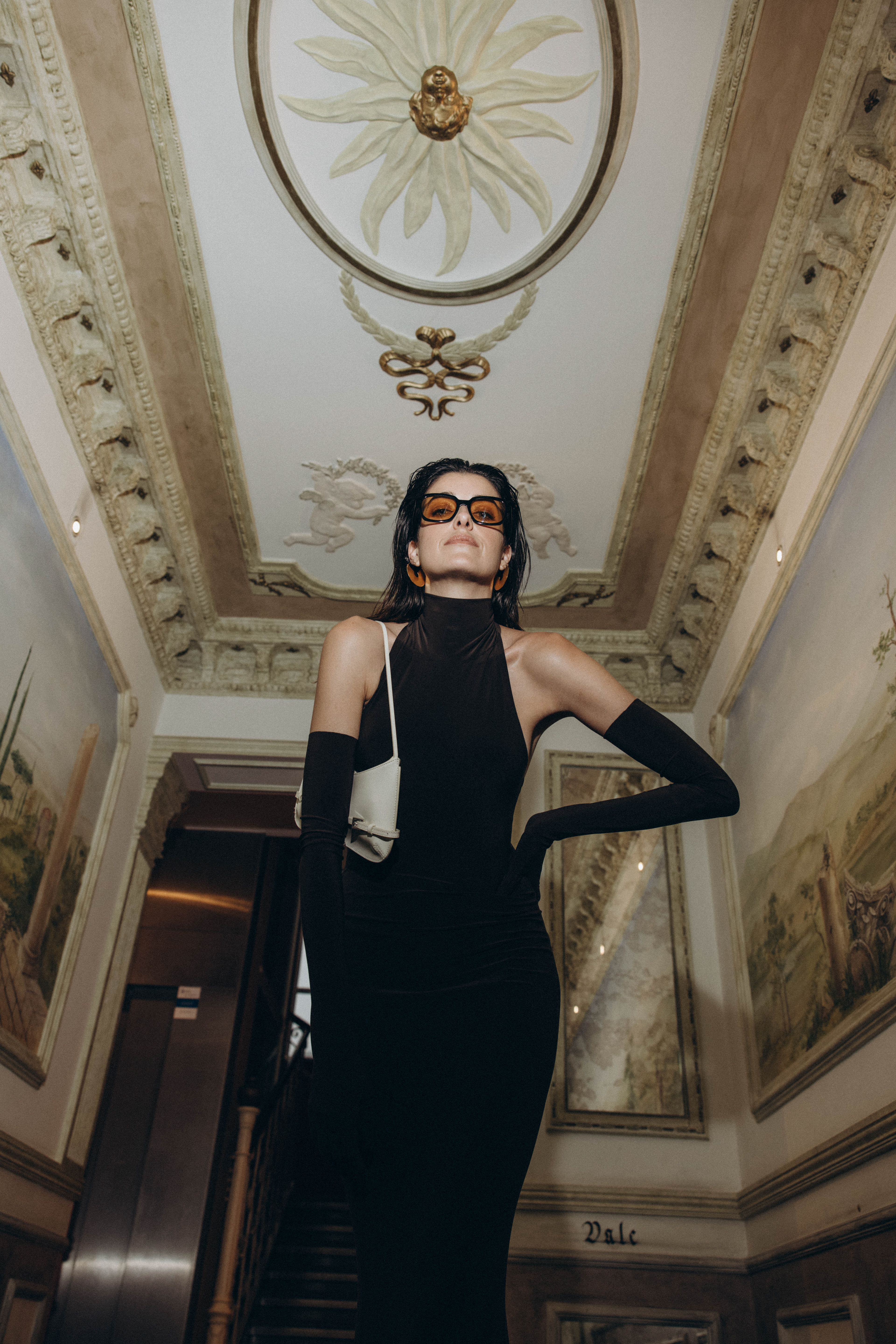 Marie in vintage Norma Kamali