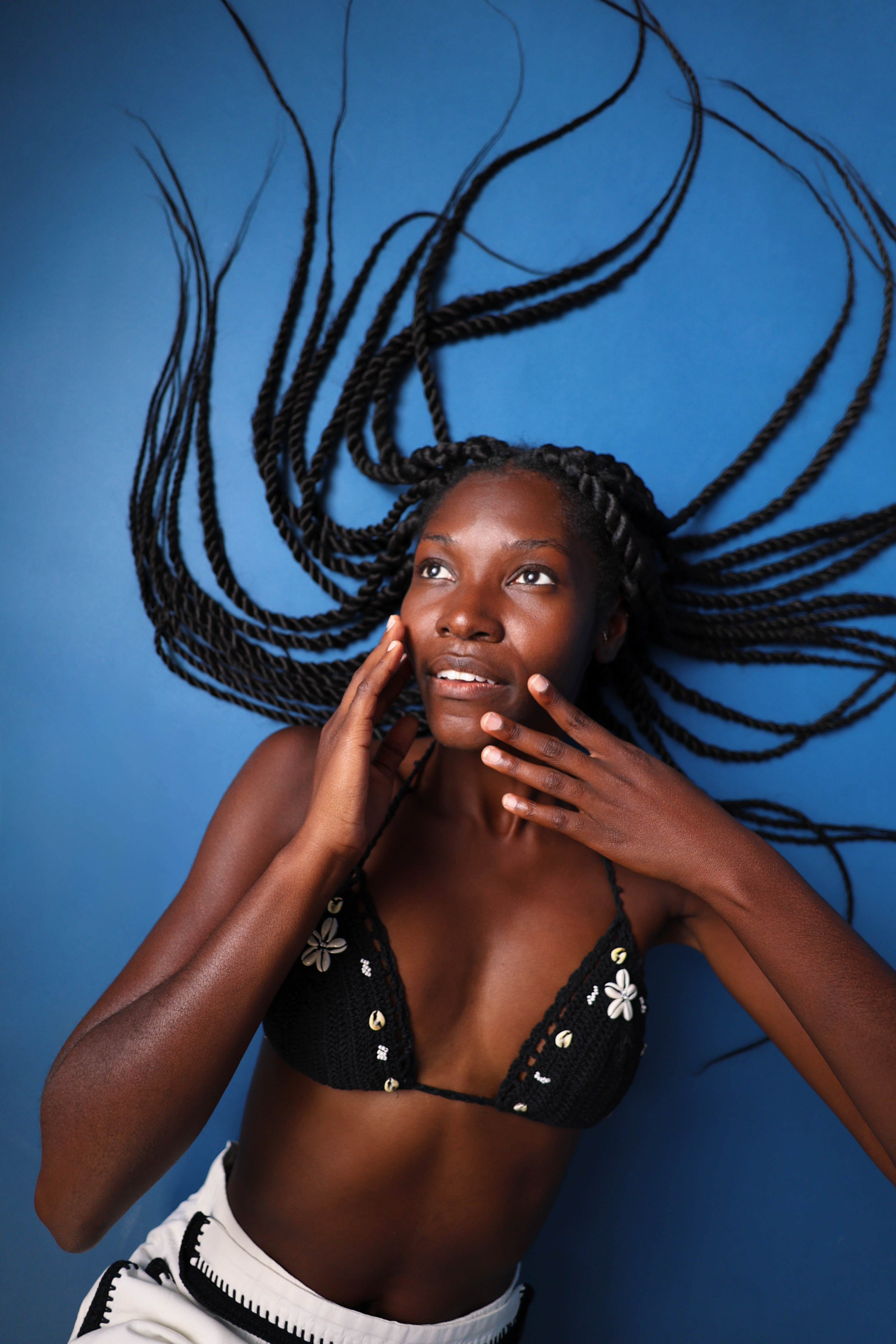 Ivana in vintage Yves Saint Laurent