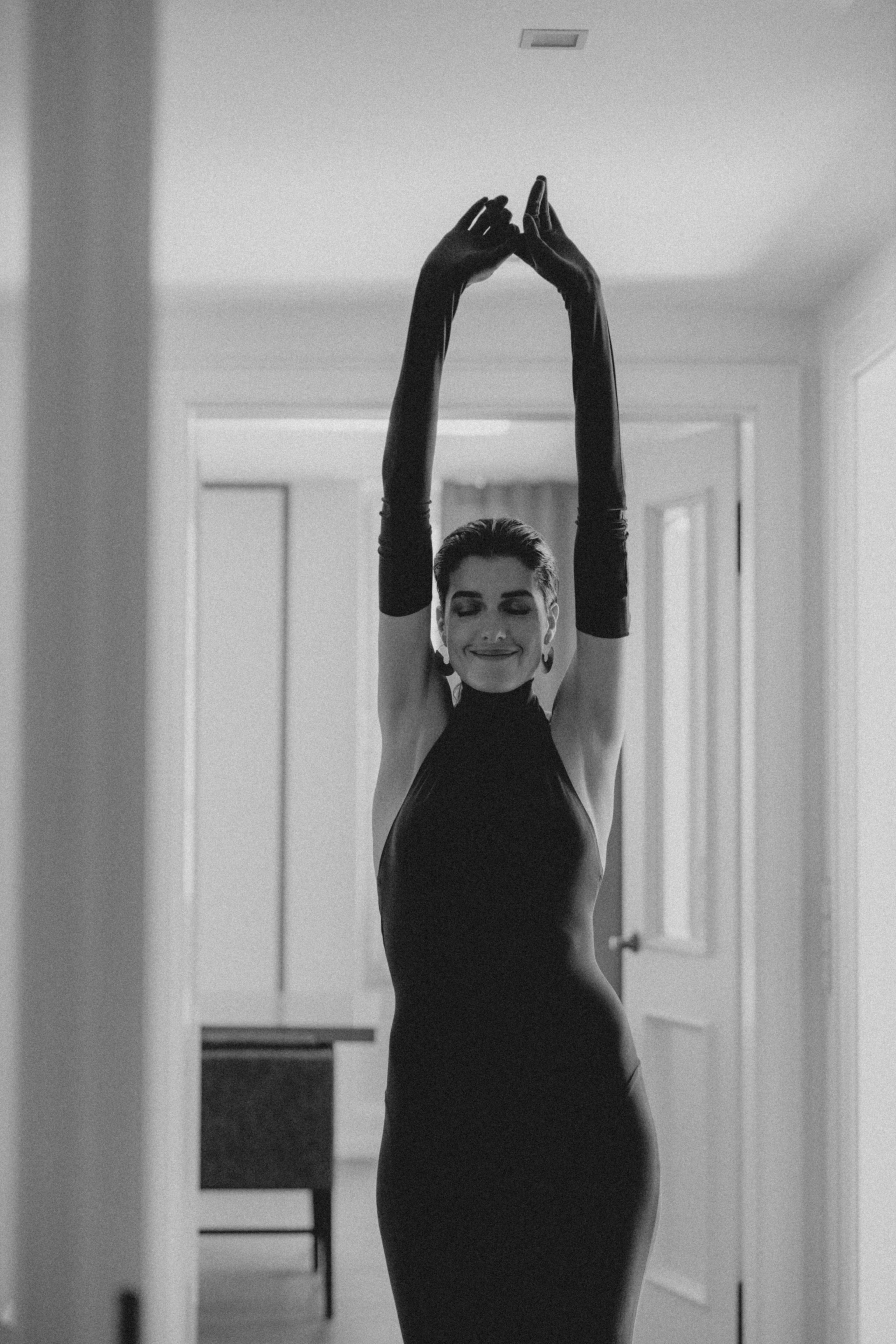 Marie in vintage Norma Kamali