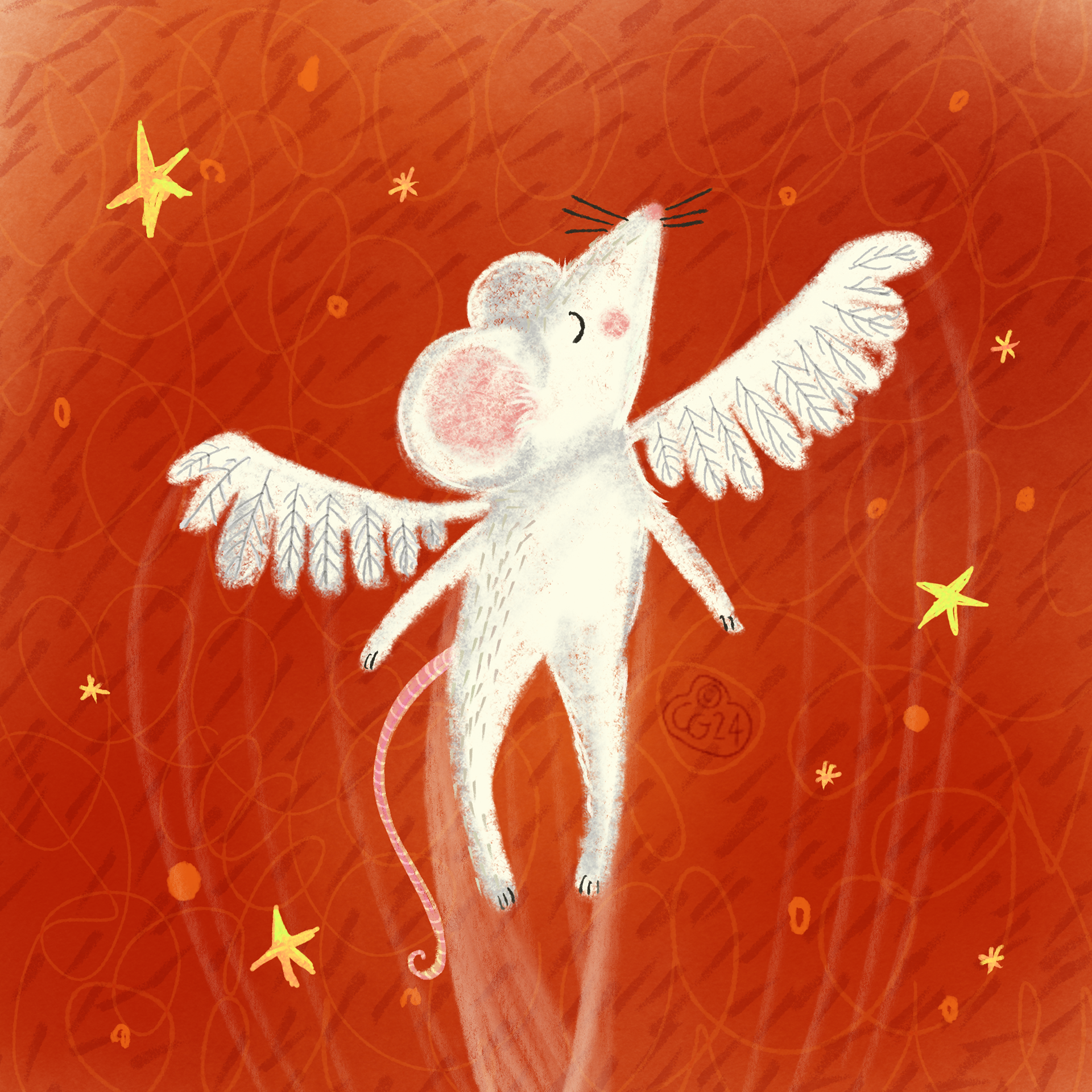 Christmas Illustration - Wings