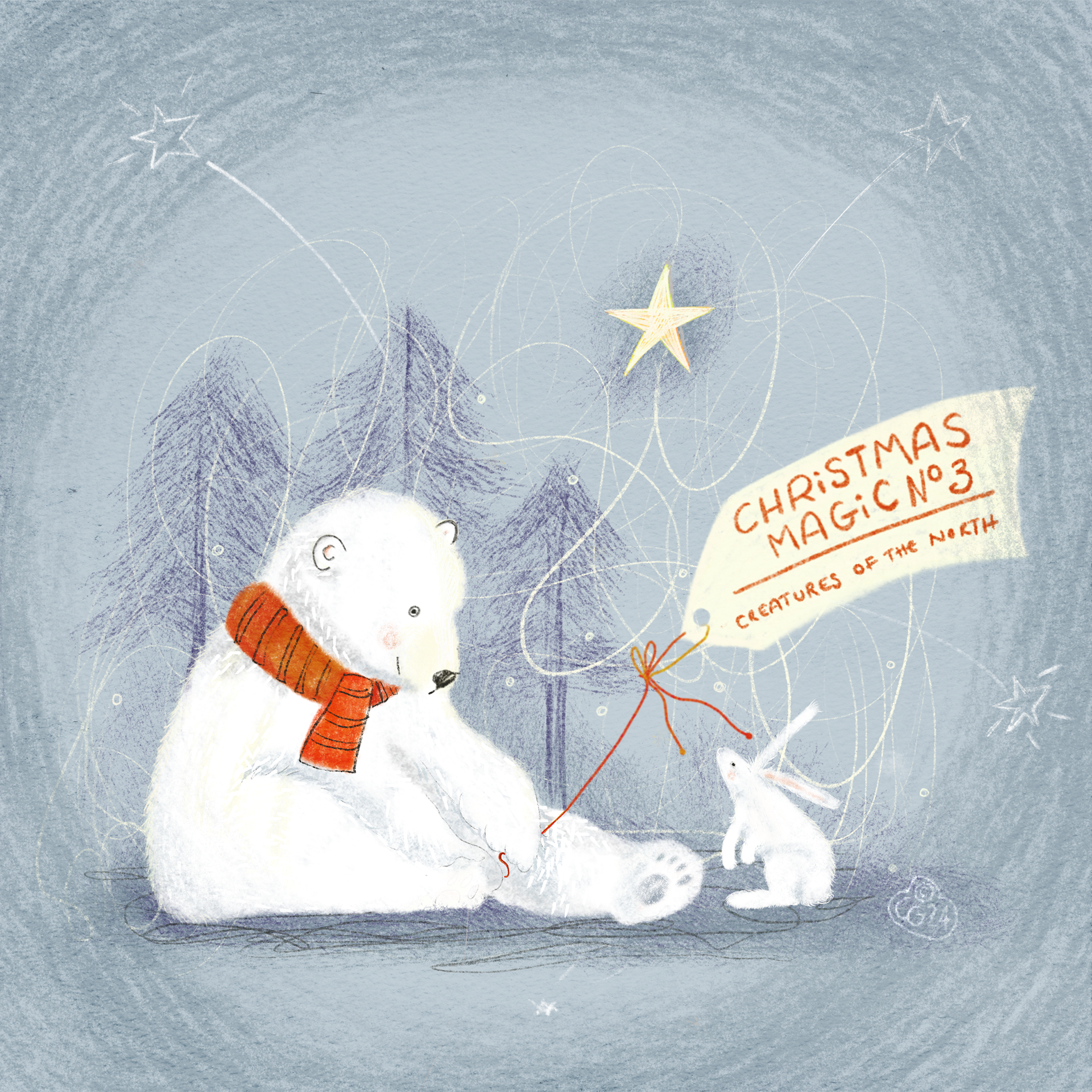 Christmas Illustration - Creatures of the North