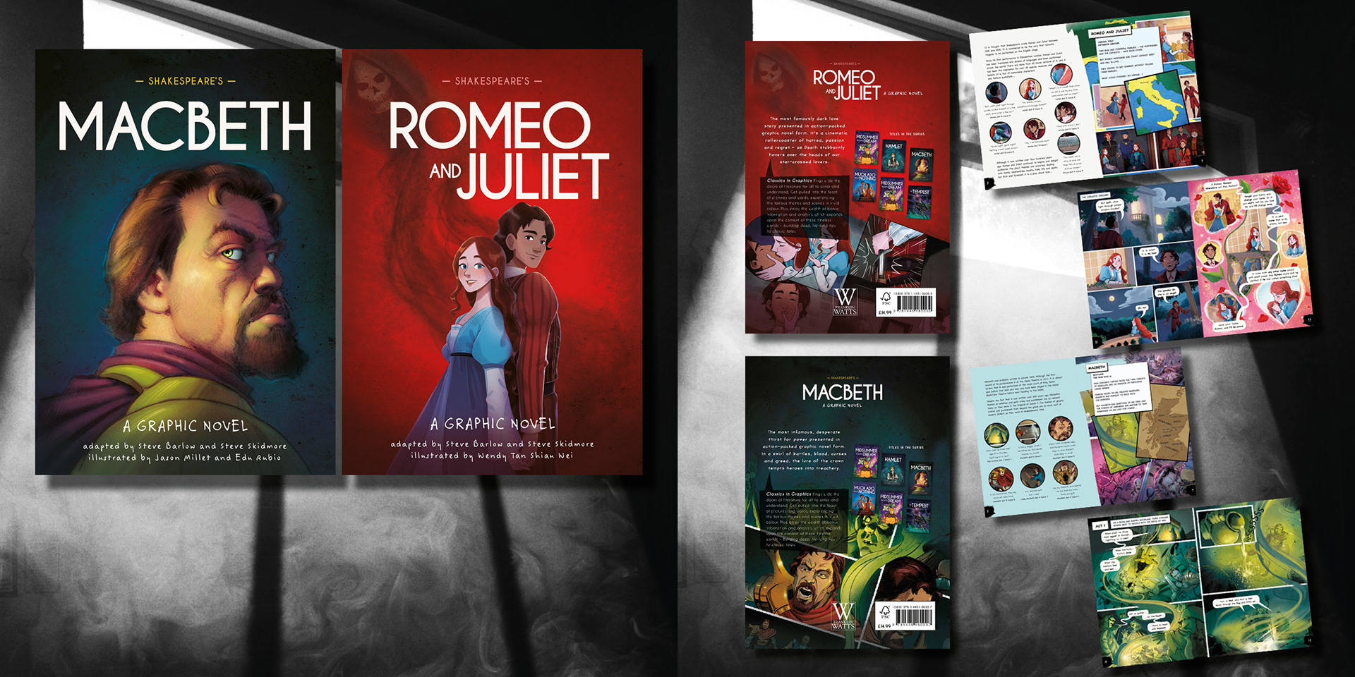 A new graphic novel series by Franklin Watts to inspire reluctant readers to the world of Shakespeare