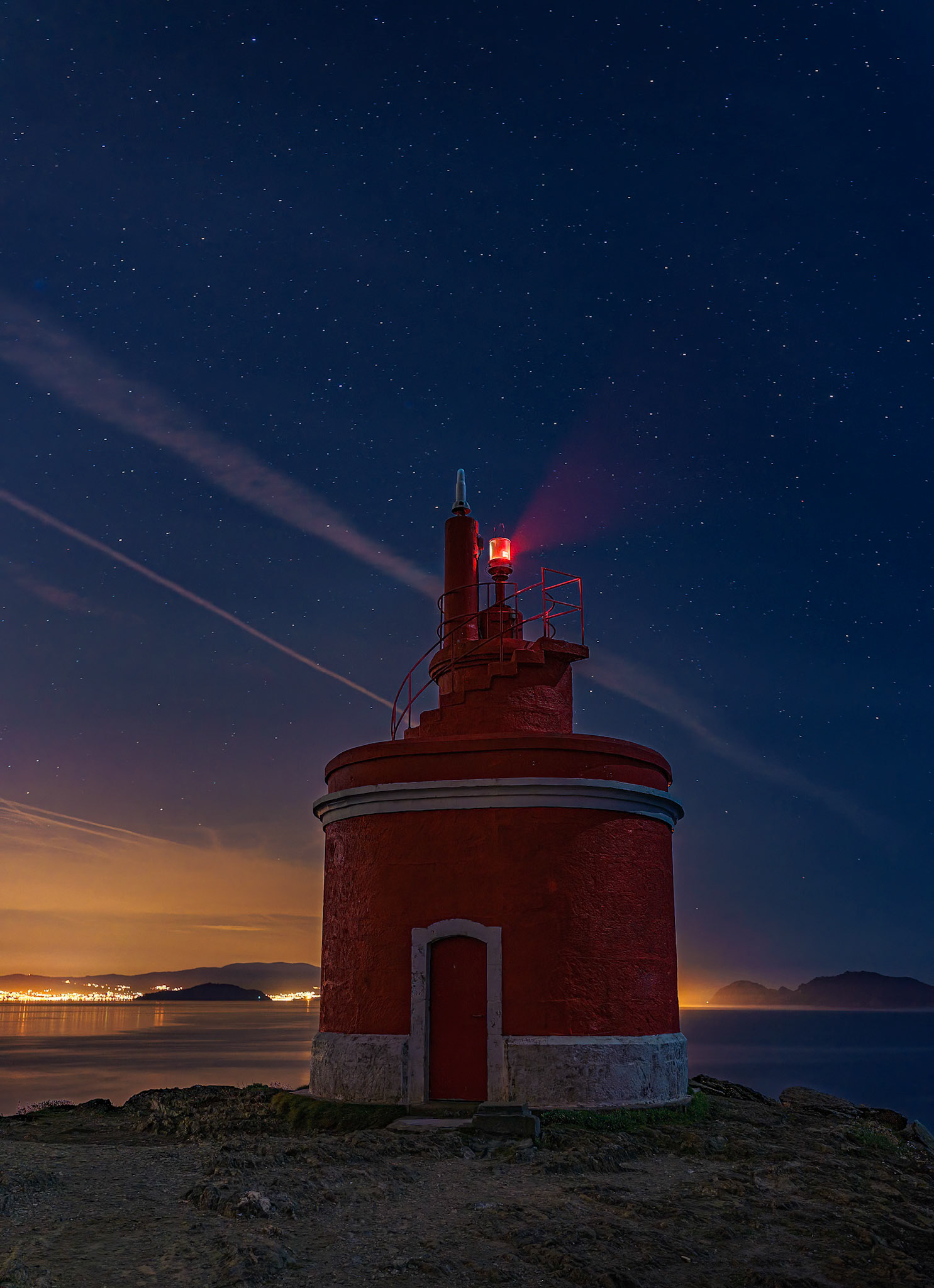 LIGHTHOUSE BY NIGHT