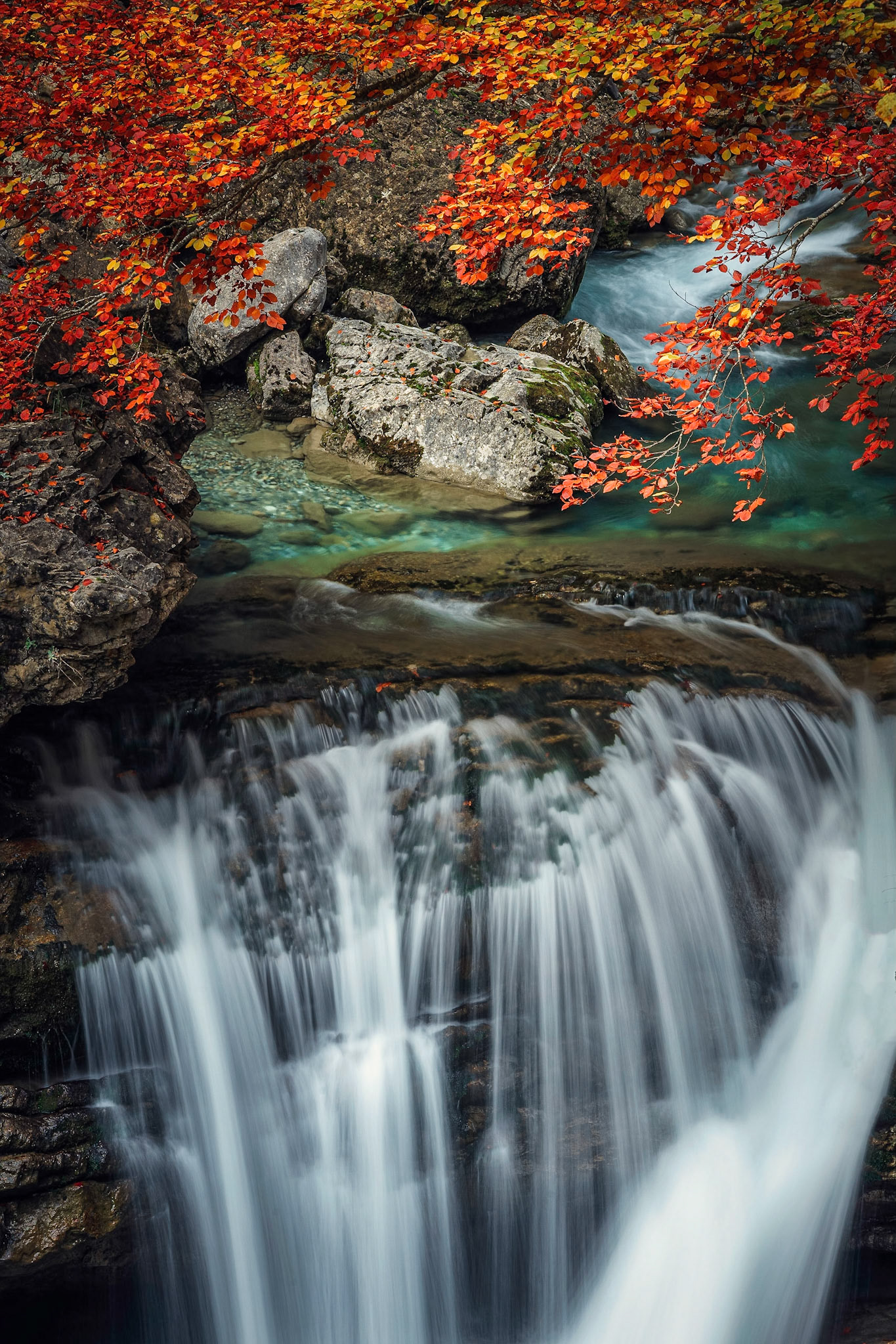 DETAIL OF A WATERFALL