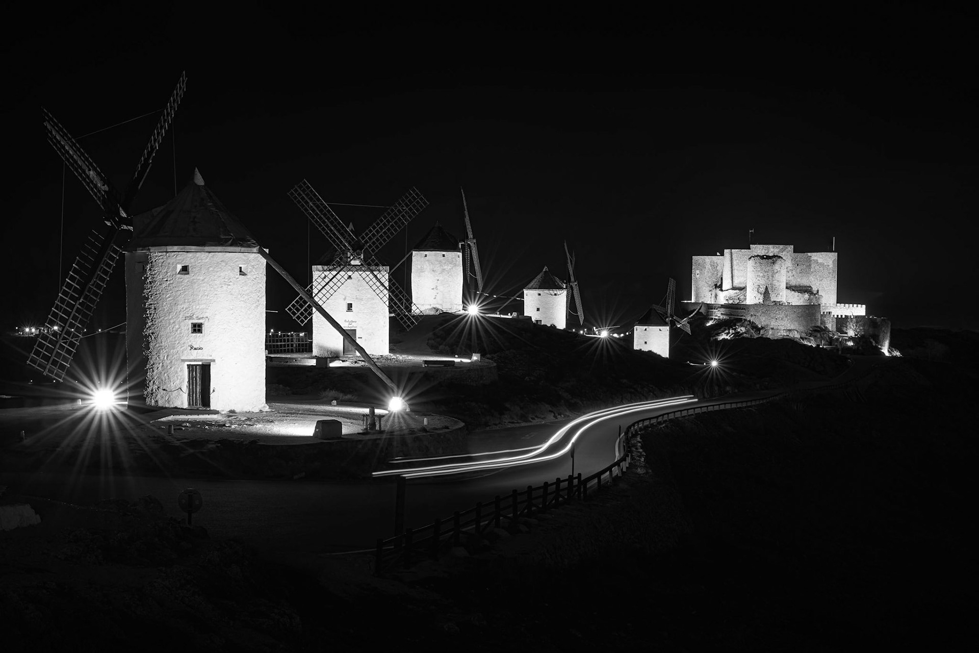 DON QUIXOTES DREAM black and white