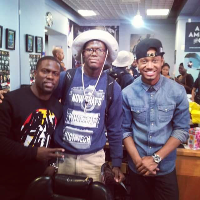 Kevin Heart, Sterling, and Terrence J