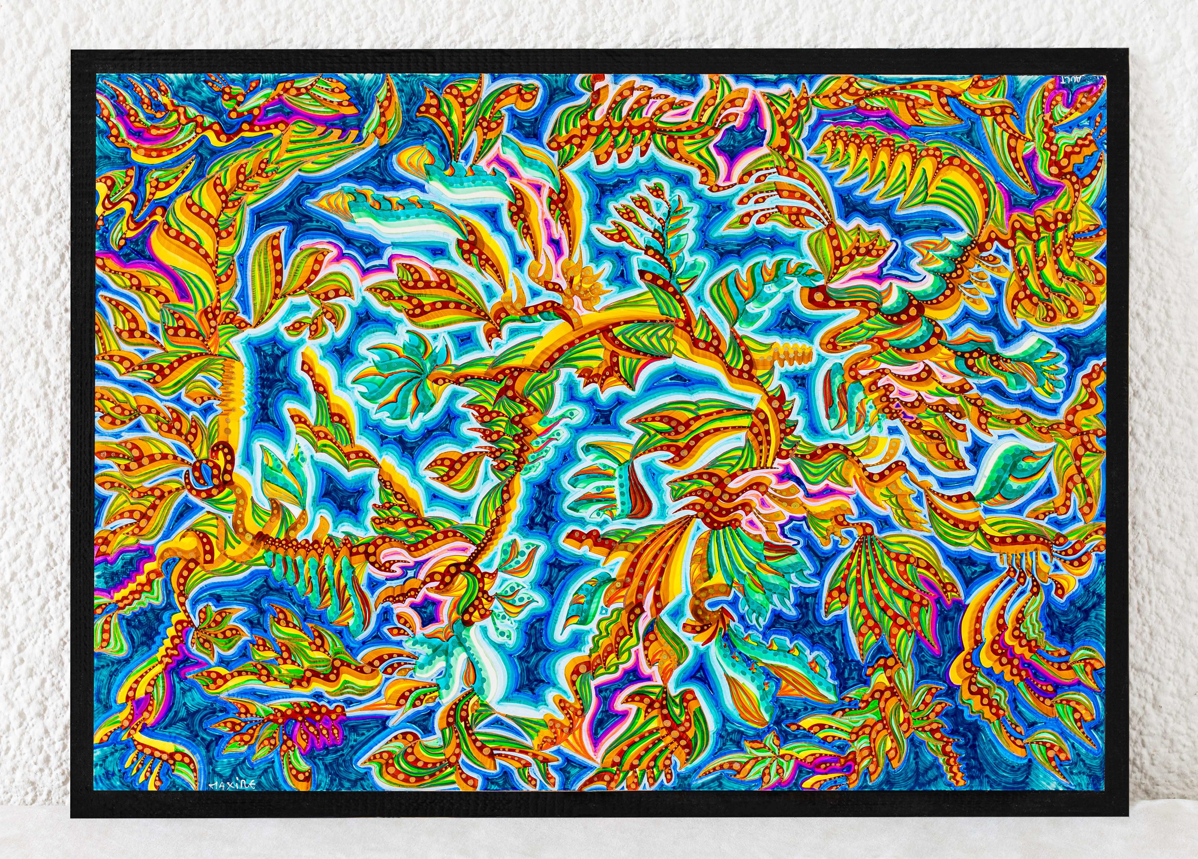 2019 - 59,4cmx42cm - "Sargasses à la dérive"