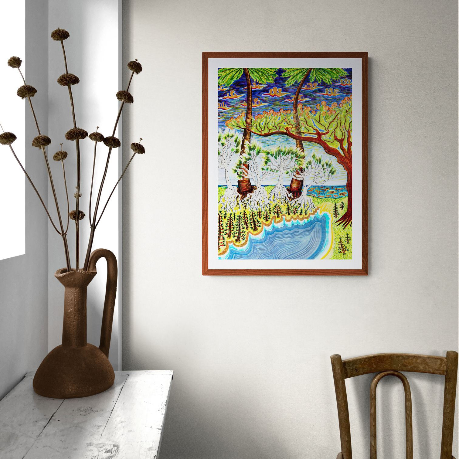 2019 - 42x59,4cm - "La Porte du Paradis"