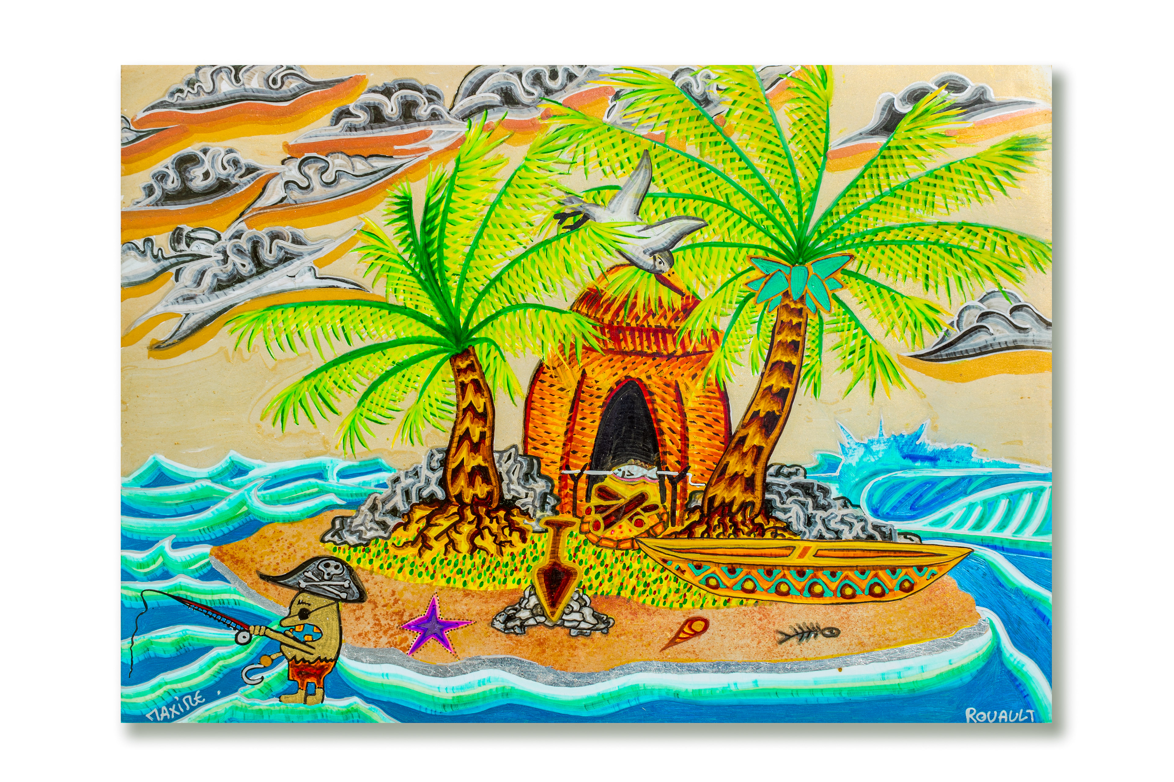 2023 - 30cmx20cm - "île Pirate"