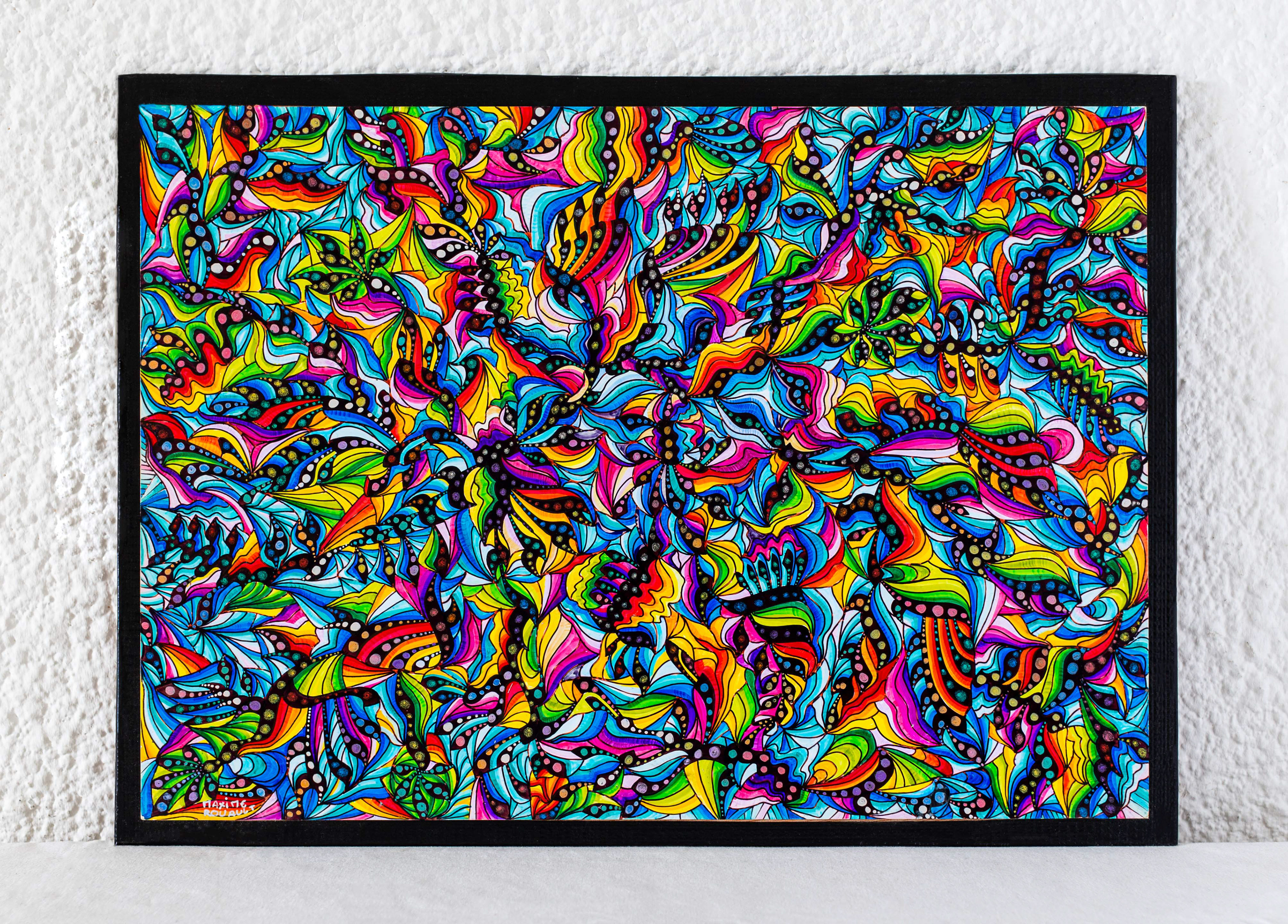 2019 - 42cmx29,7cm - "Life is a blue rainbow"