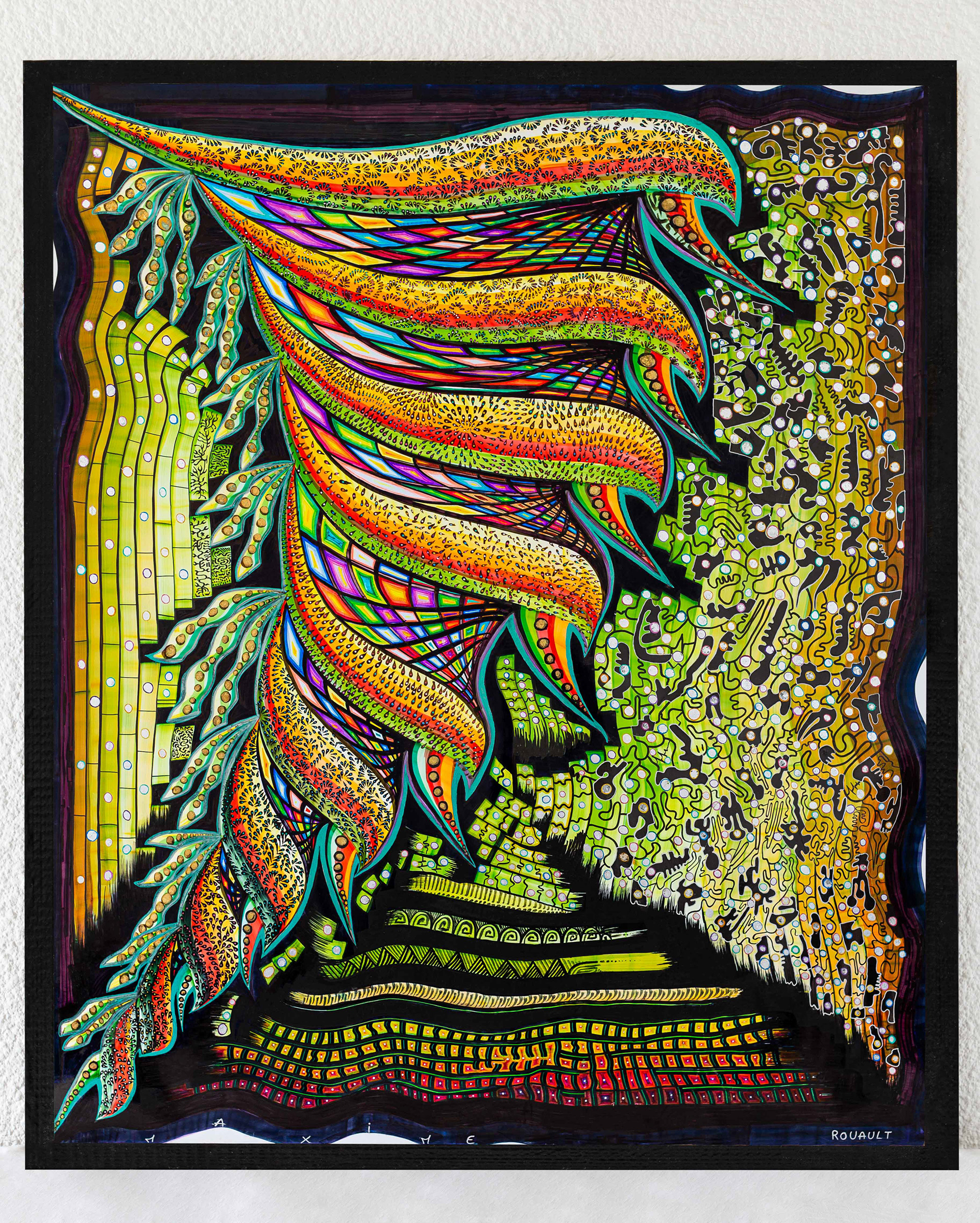 2021 - 112x75cm - "La Palme" (vendu)