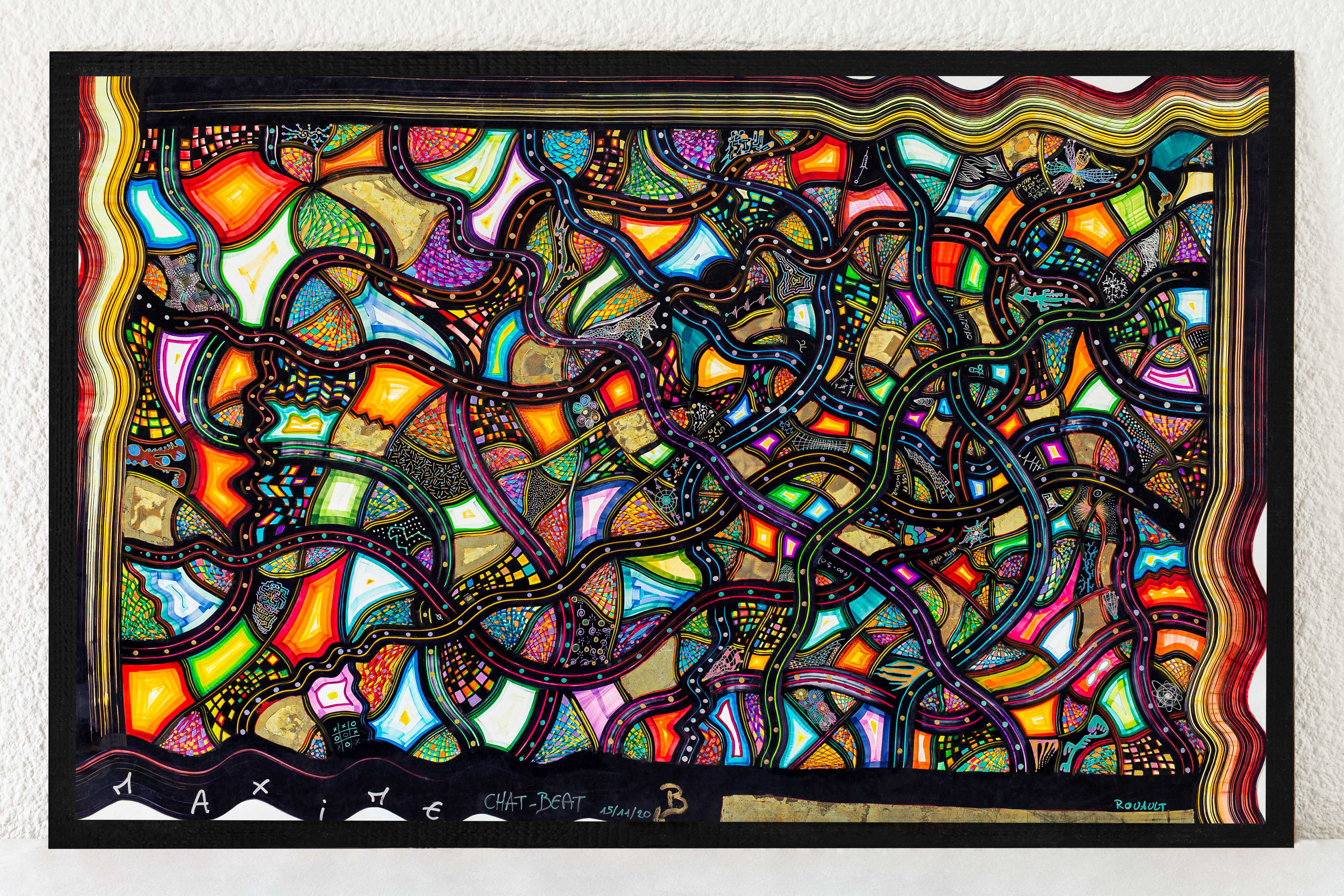 2017 - 105cmx70cm - "Vitrail"