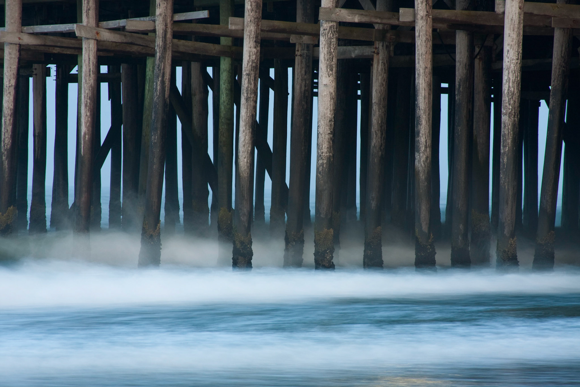 This was shot under the pier