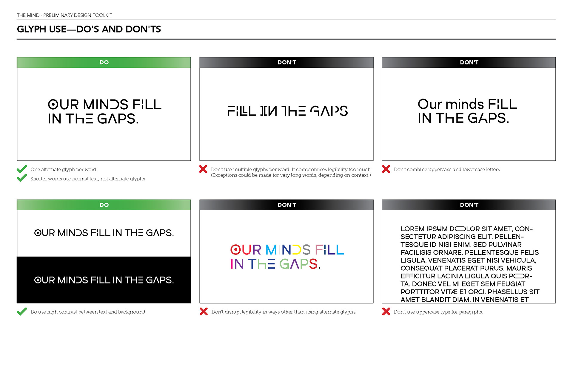 Brand typographic dos and don’t see