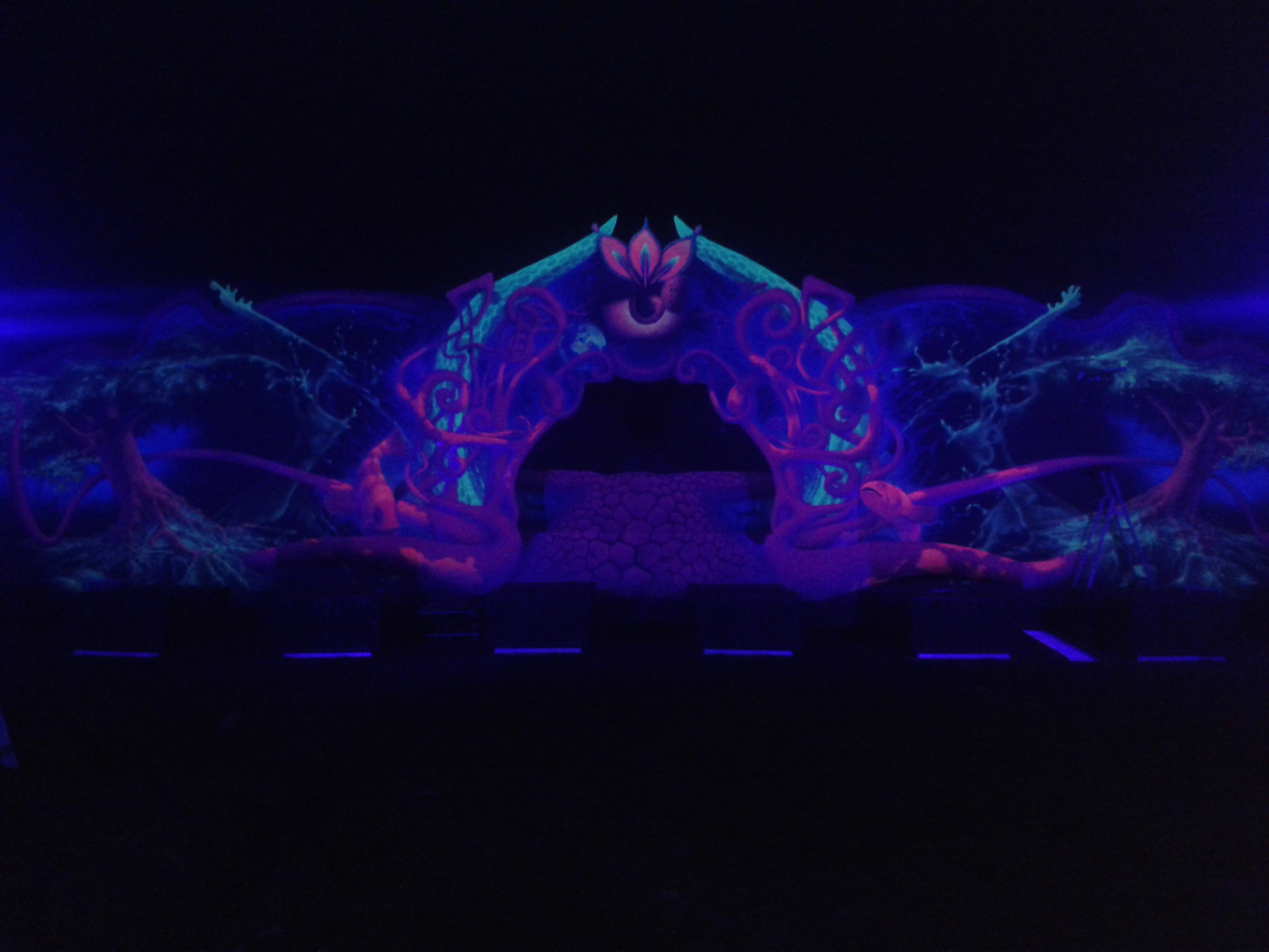Bühnenbild 2017 ca. 26m x6m