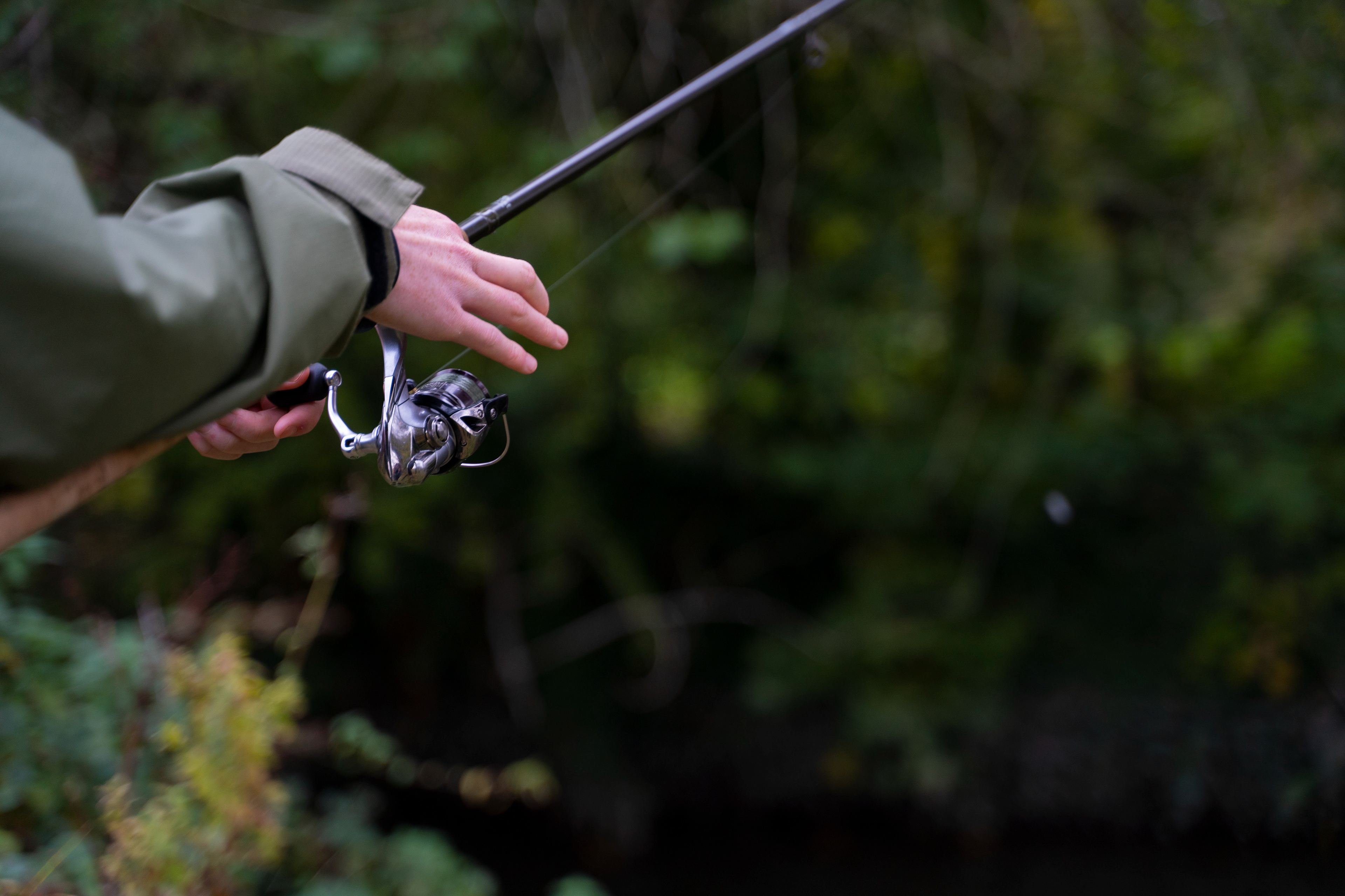 Still frame from a fishing project!