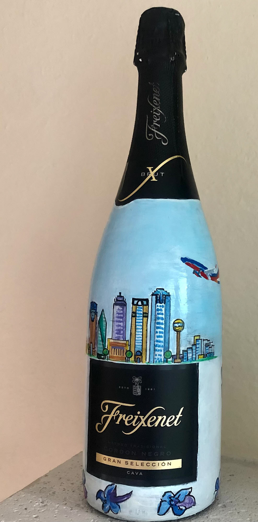 Custom Celebratory Wine or Champagne Bottles: Realtor's Gift to new Home Owner (front)