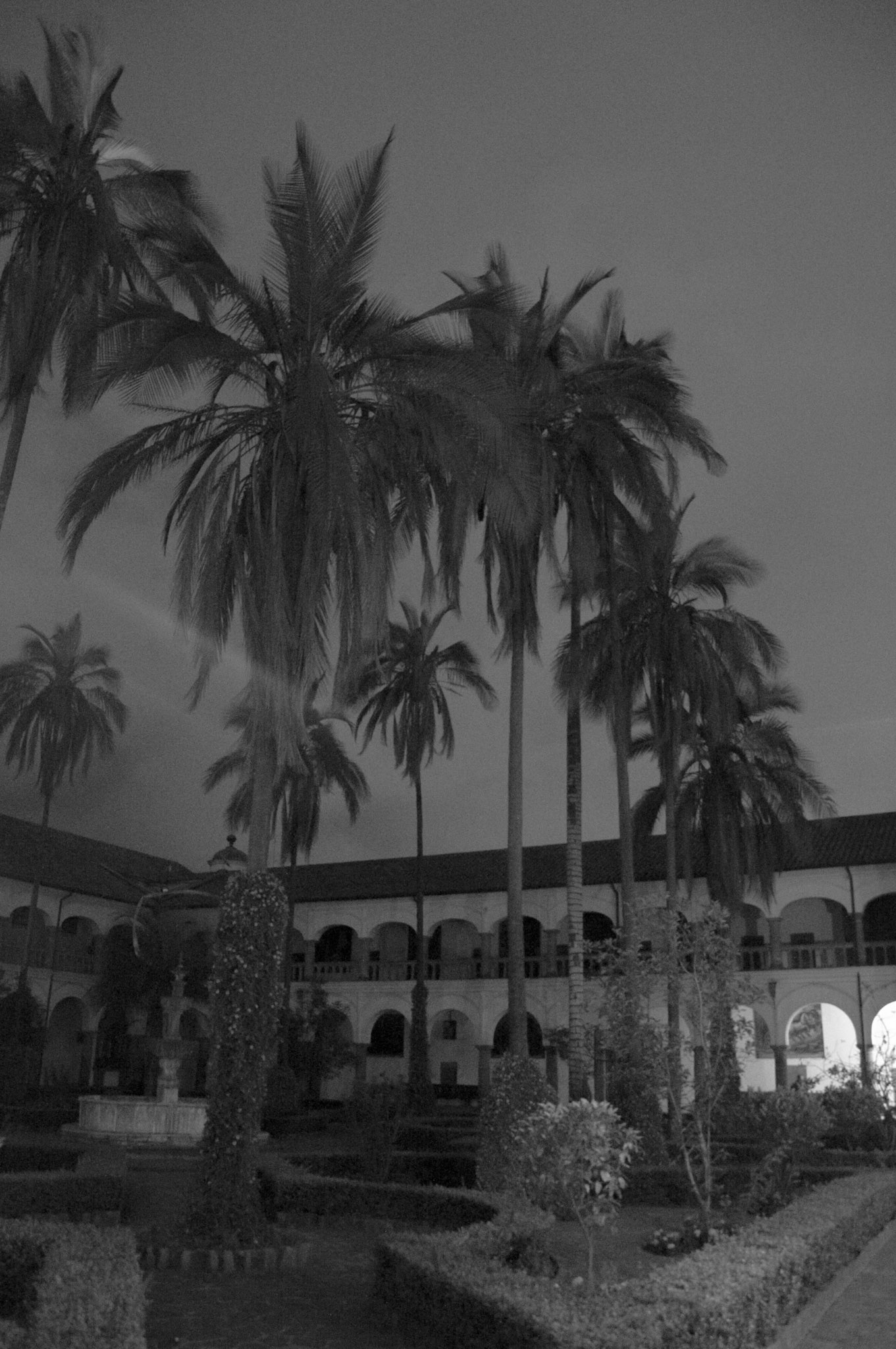 Intérieure cour, Equateur, Quito