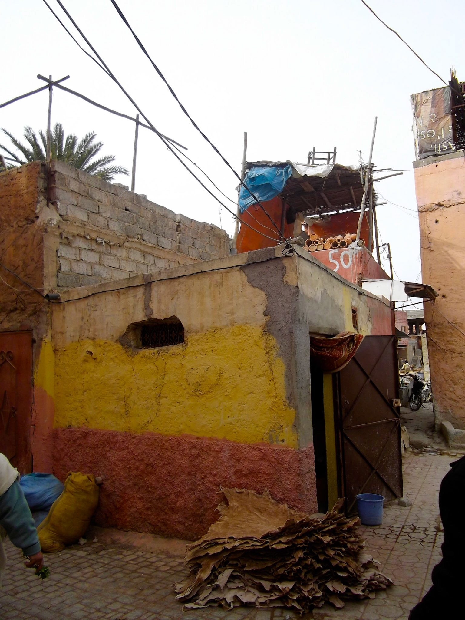 village de teinture, Marrakech, 2011