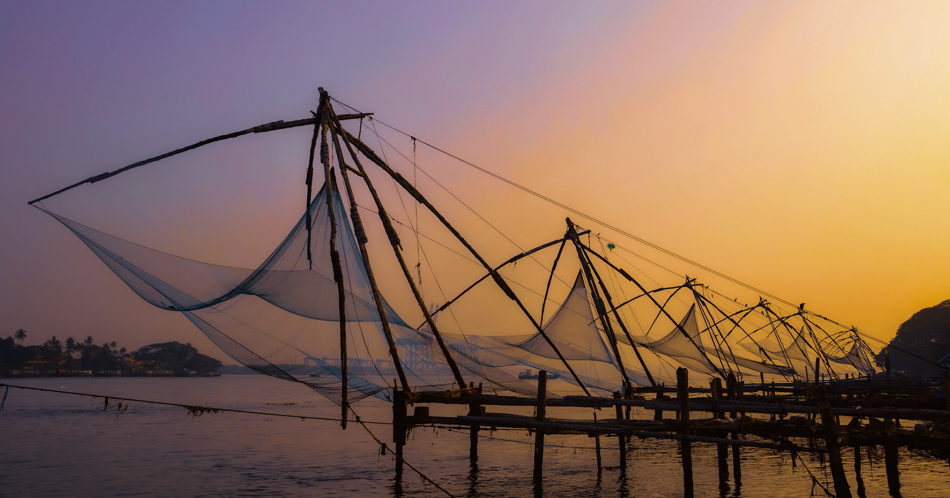 Filets de pêche, Inde, 2014