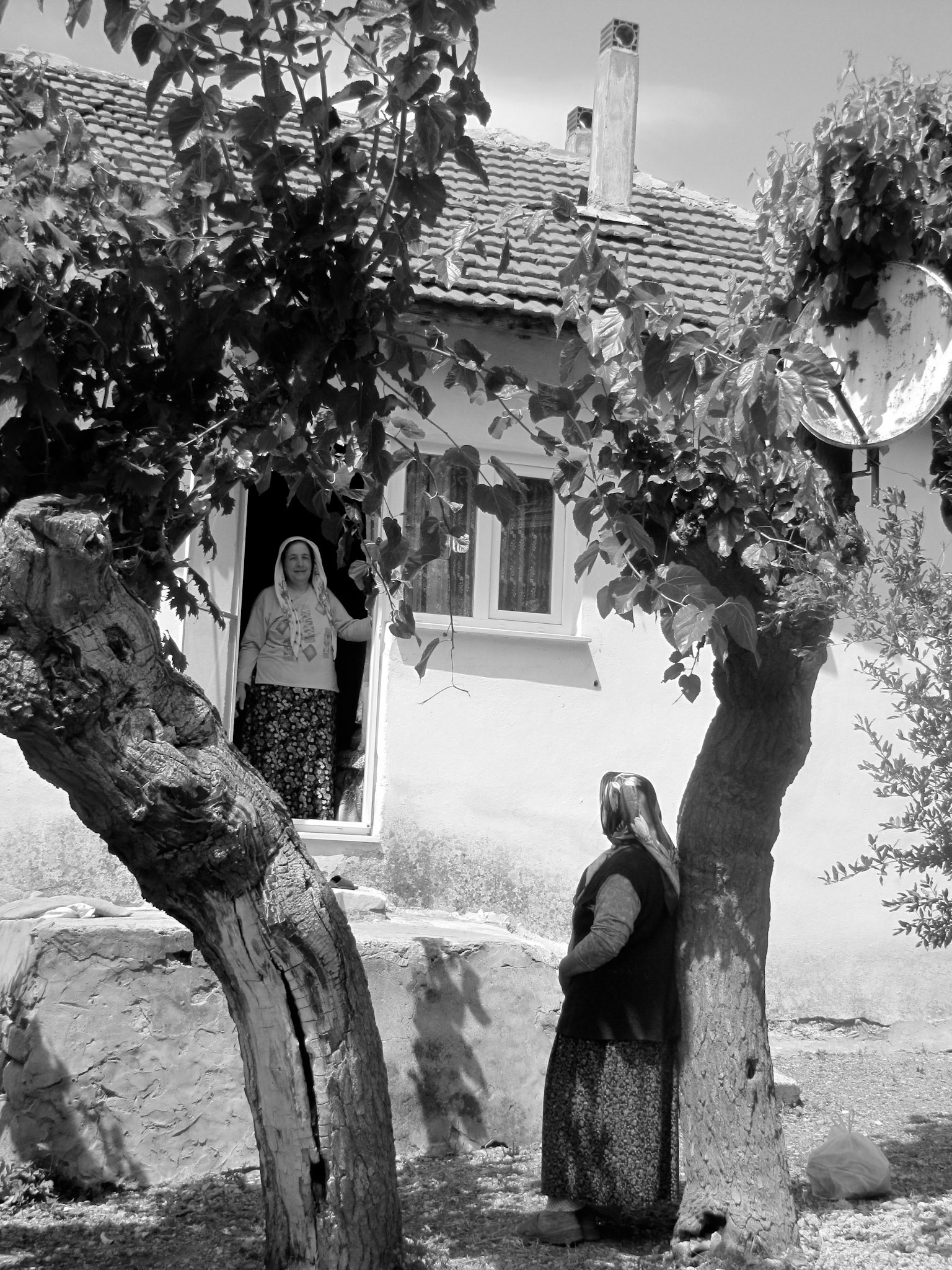 Placette de village, campagne turque, Turquie