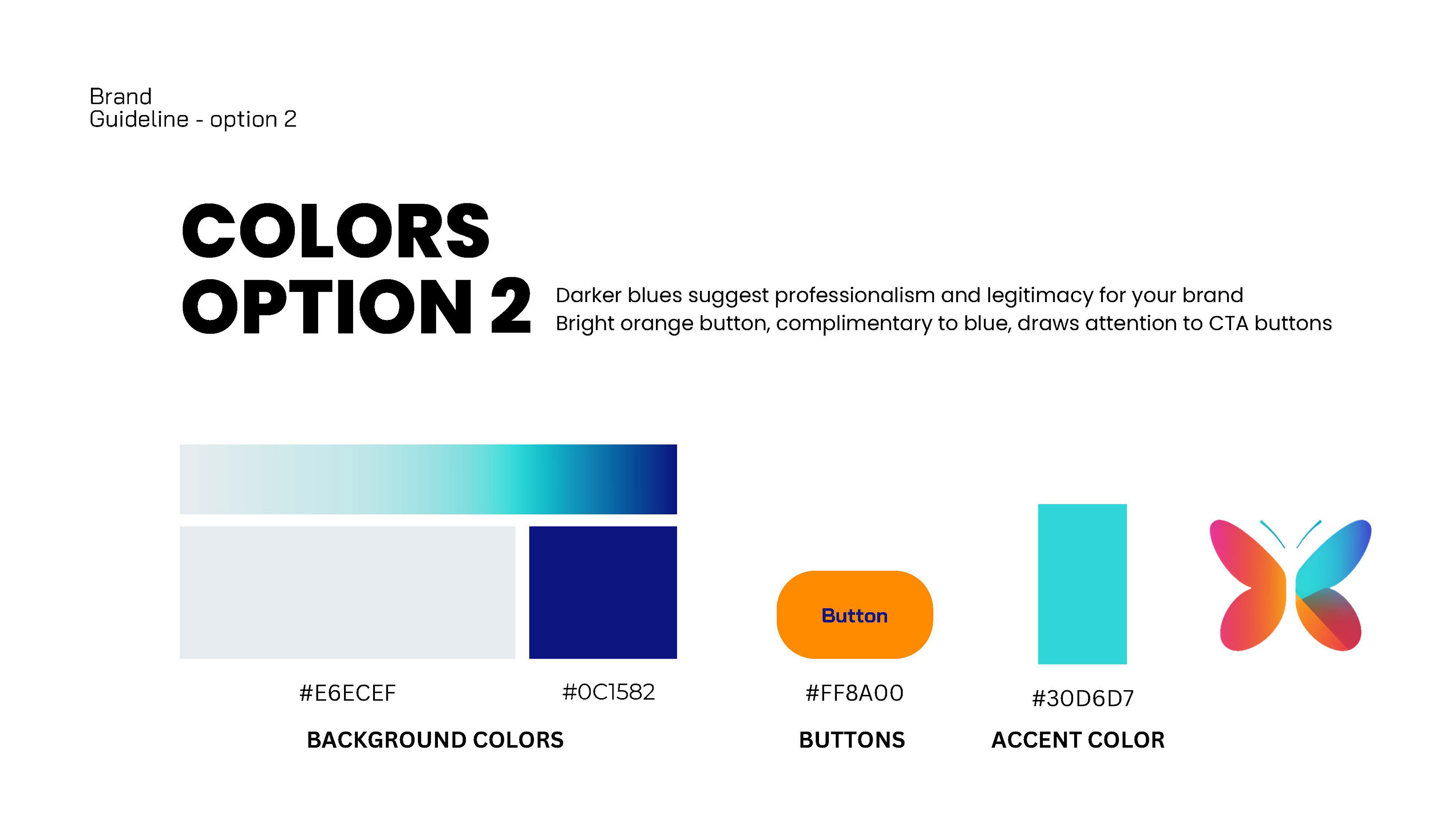 Brandbook color scheme