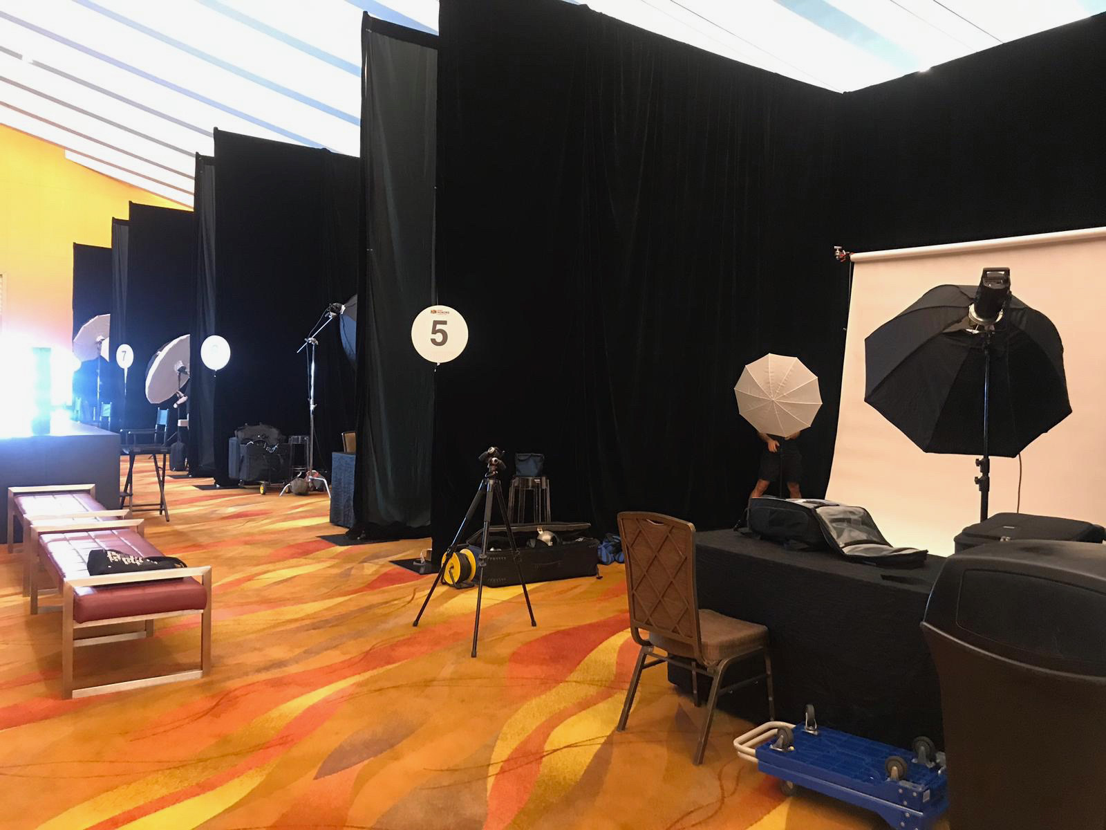 There were a total of 8 photo booths