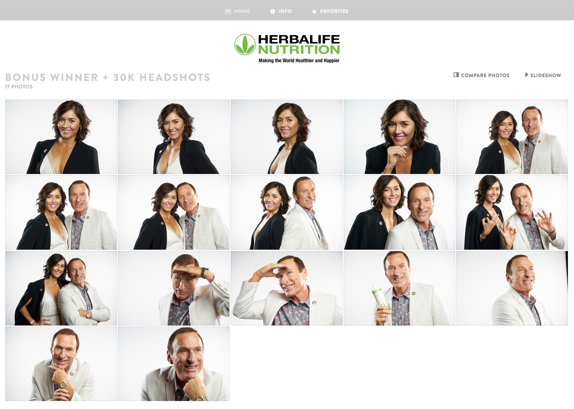 online selection gallery