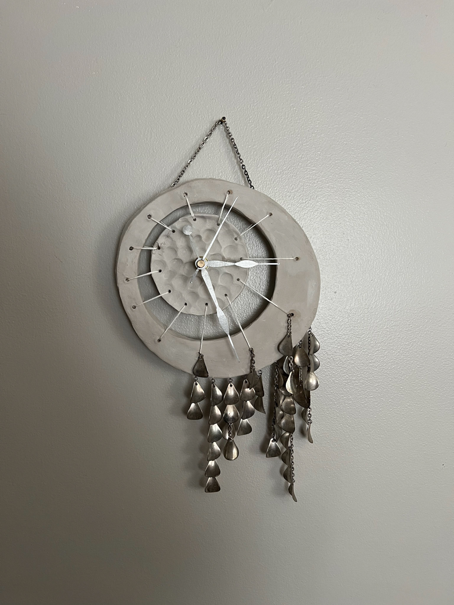 Air Dry Clay Functional Clock