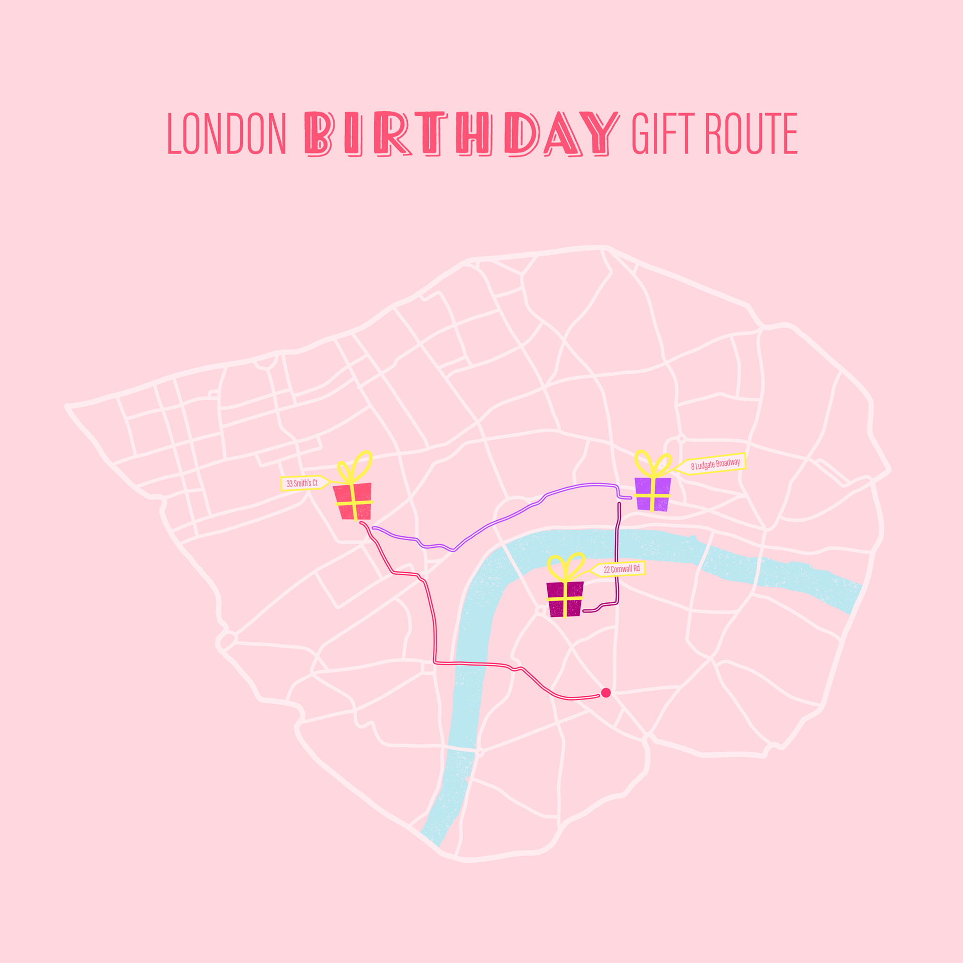 Birthday Gift Route - London