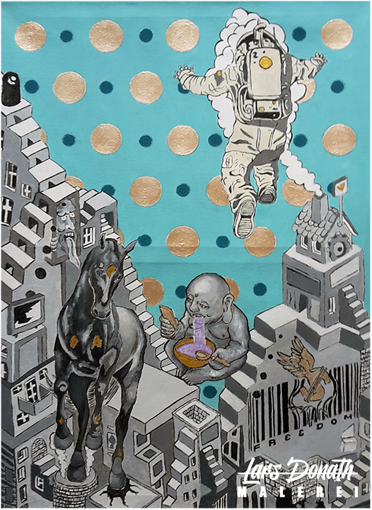 Odyssee in türkis oder der Traum des Astronauten