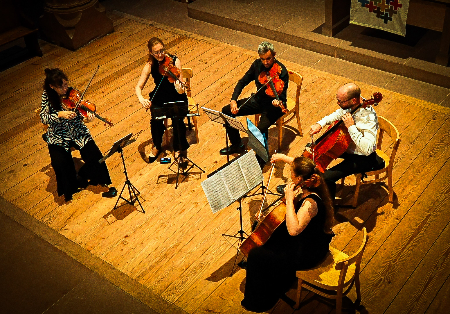F. Schubert: Quintet with two cellos with Ola Sendecki, Simone Strohmeier, Lukas Raaflaub und Alina Müller