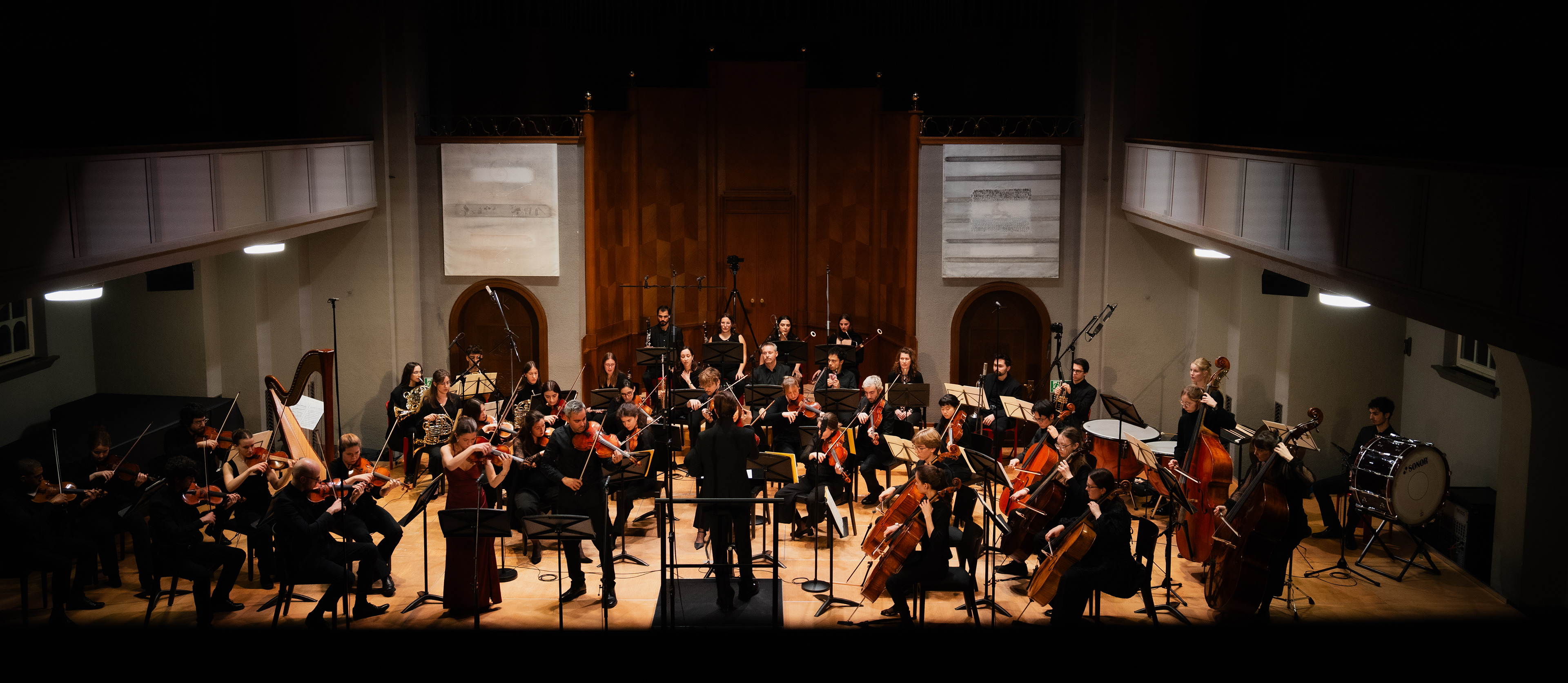 Max Bruch: Double Concerto with violinist Sophie Arnold, conductor Flurin Ruedlinger and the orchestra l’accompagnamento.