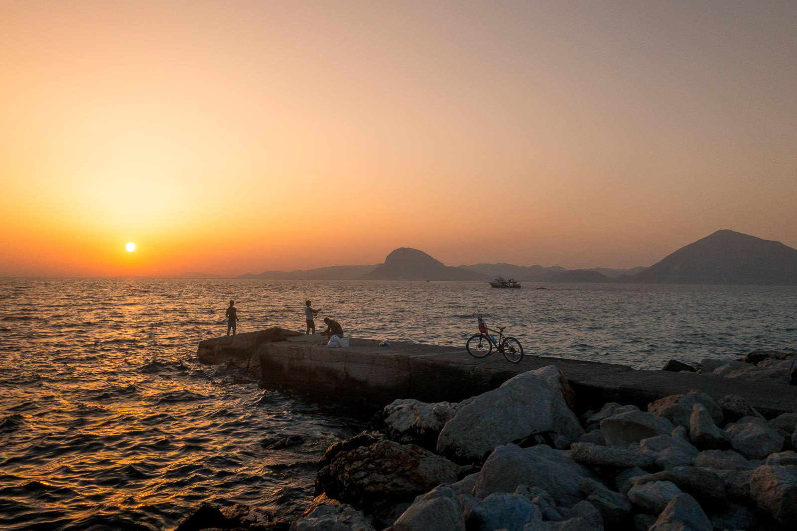 Sunset in th Patra
