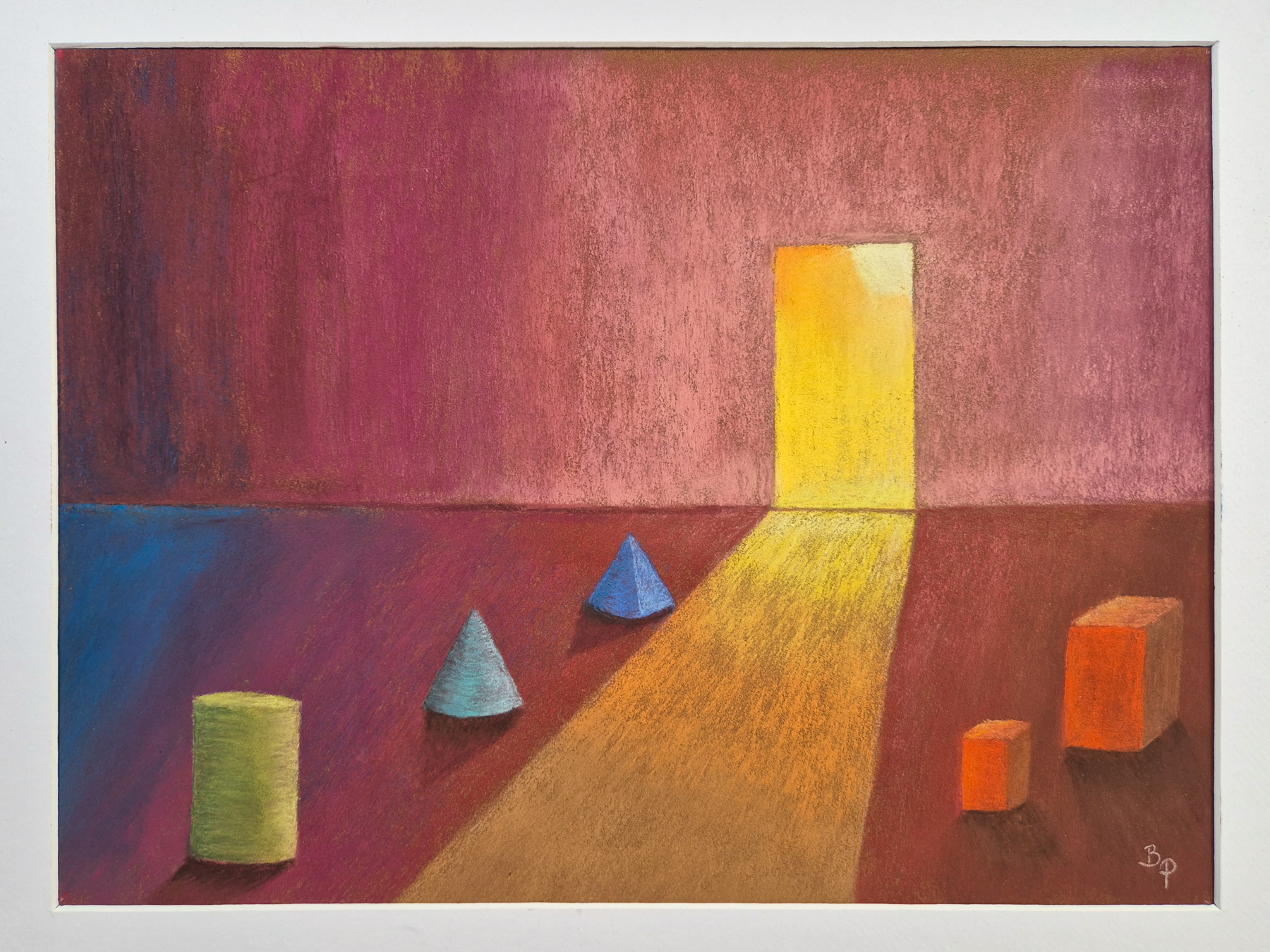 Une porte ouverte... - Pastel sec - 30x40 (Salon d'automne 2024)