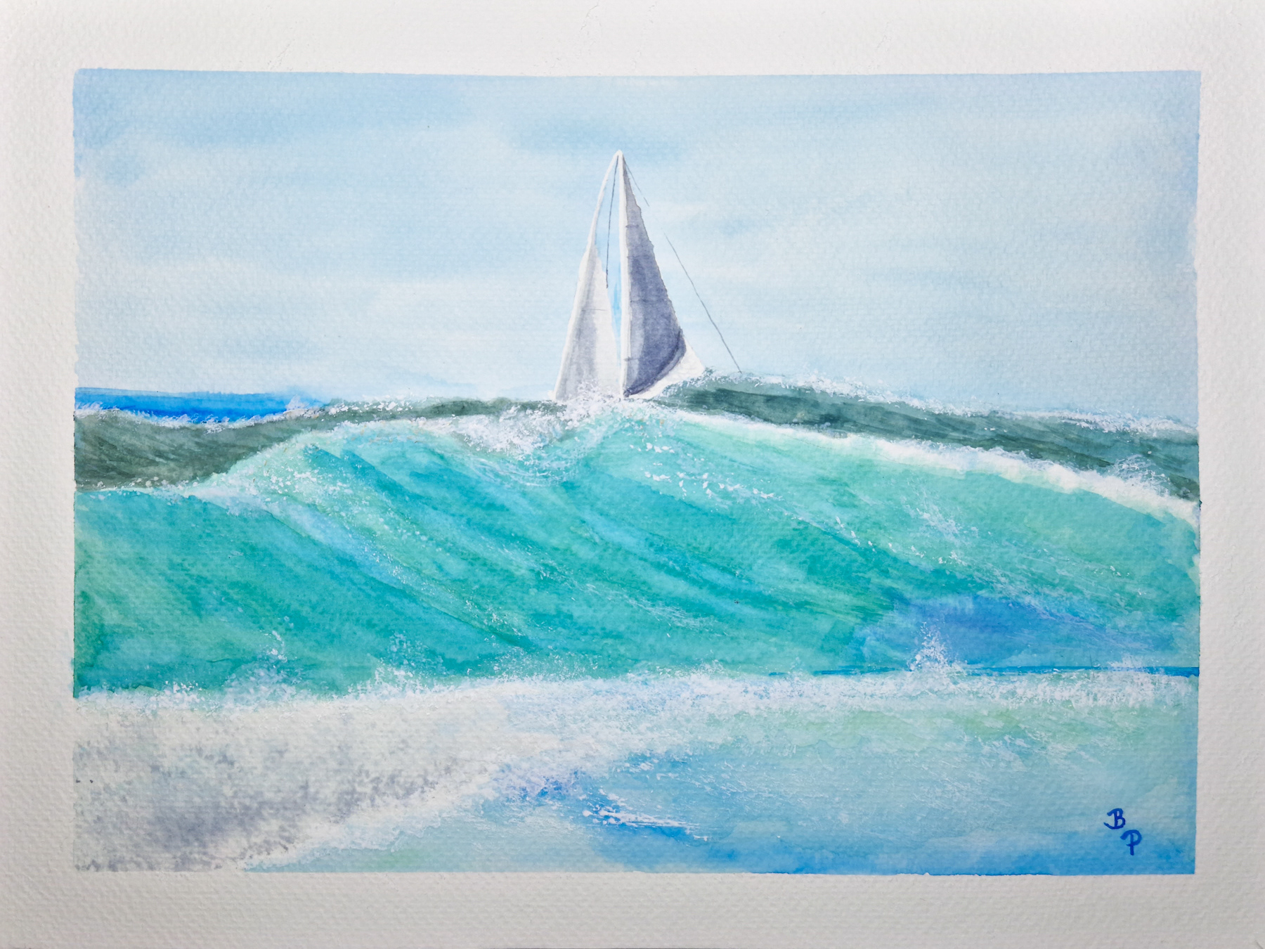 Marine - Aquarelle (Salon d'automne 2023)