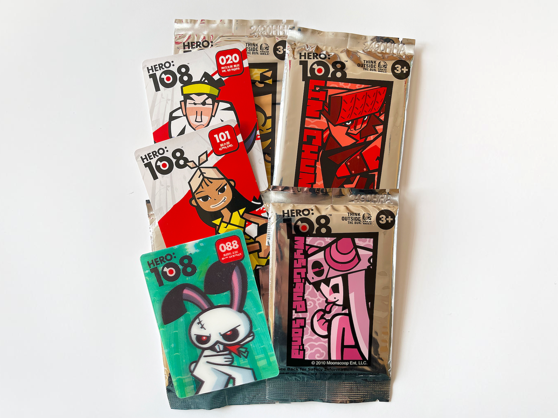 Hero 108 Licensed Lenticular Trading Cards and Packaging Design