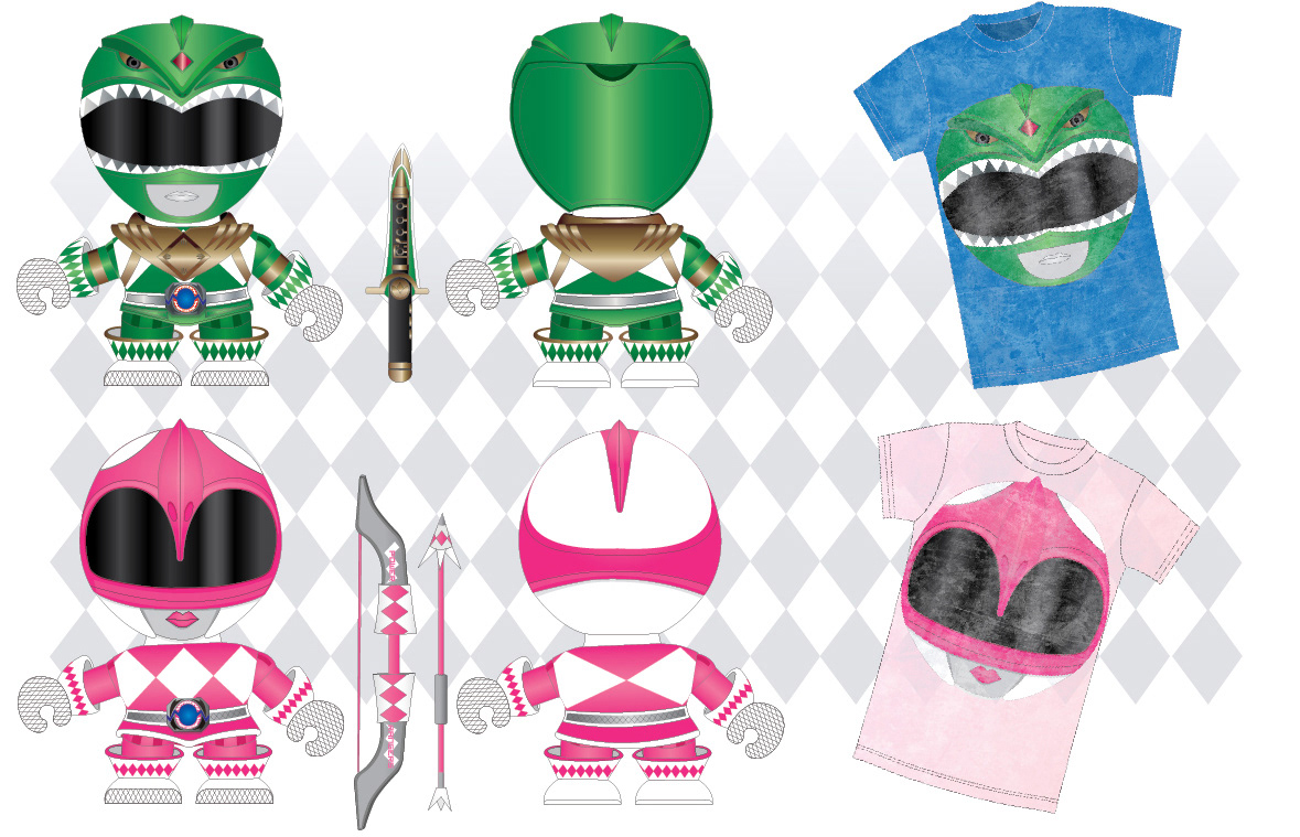 Vinyl Power Ranger Concept