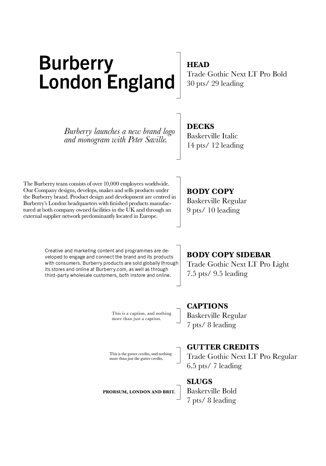 Burberry Typeset