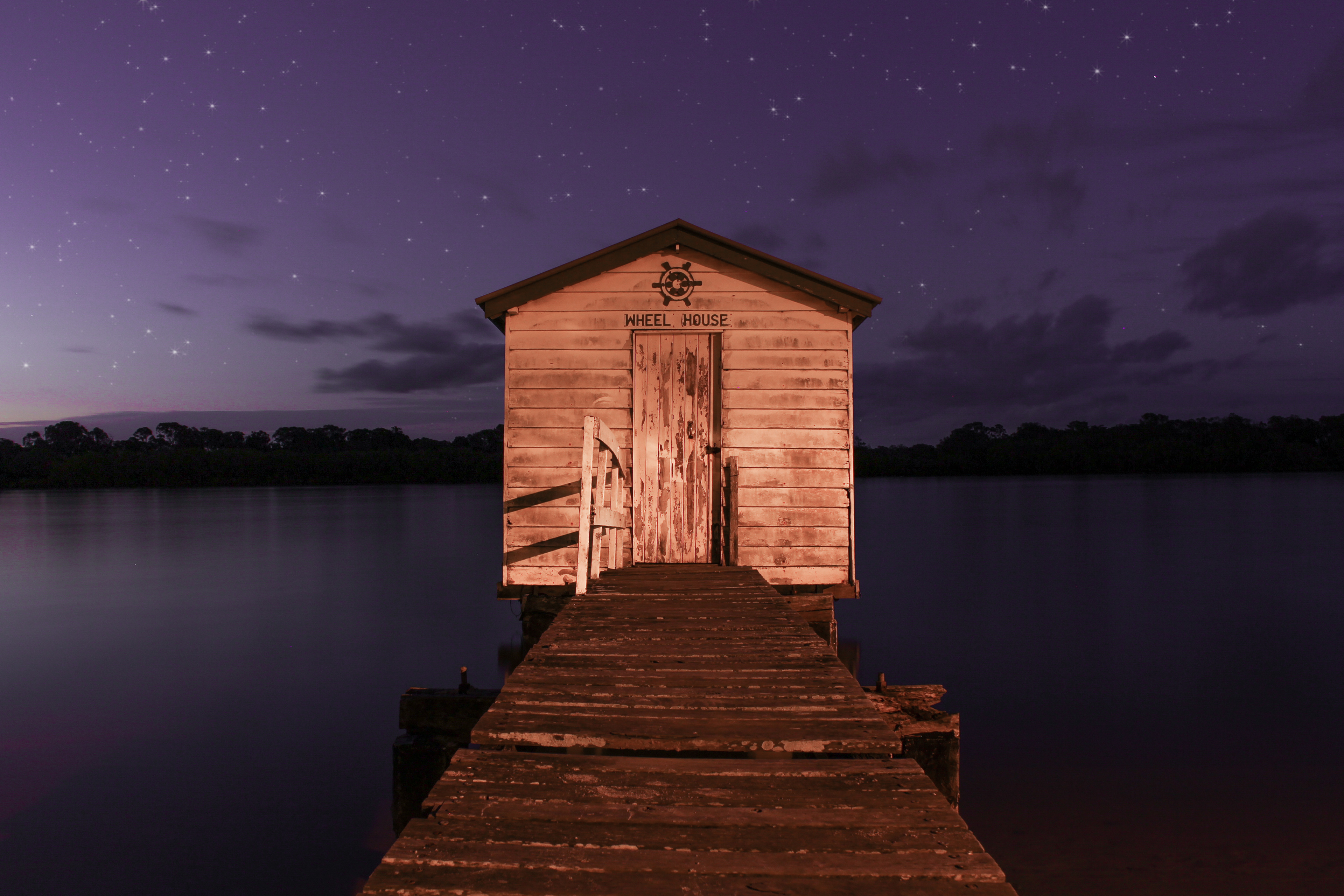 Boat house in Australia
