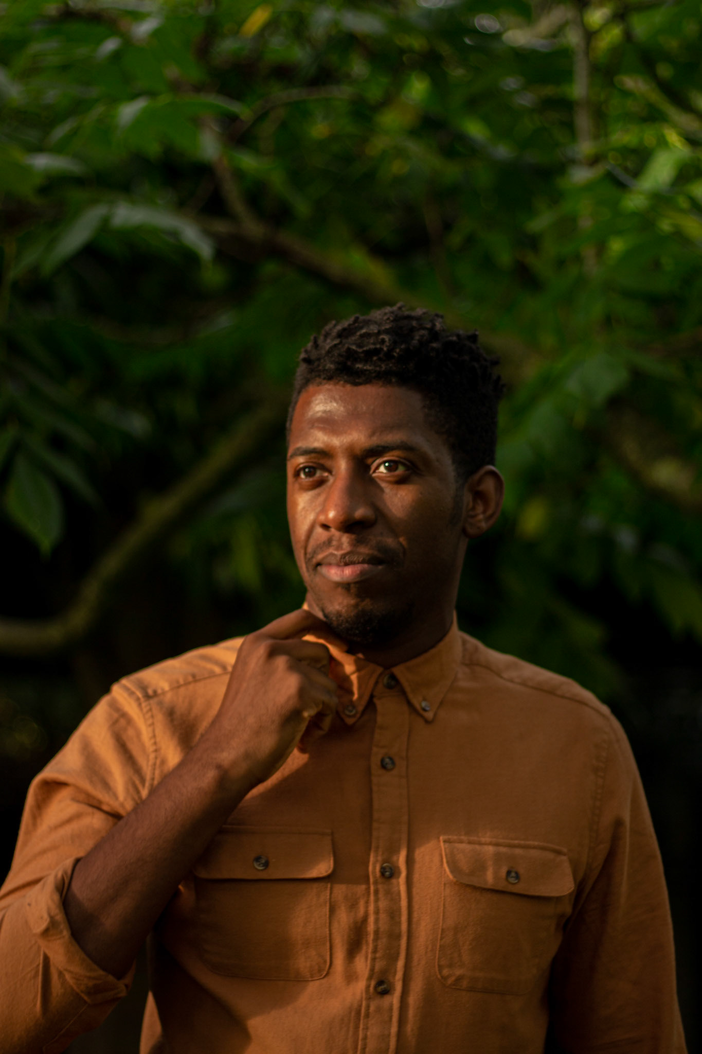 Editorial shoot with model Dane Foxx