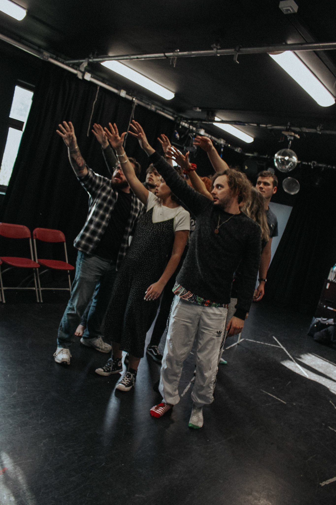 Rehearsals for The Wrong Un's Theatre Company