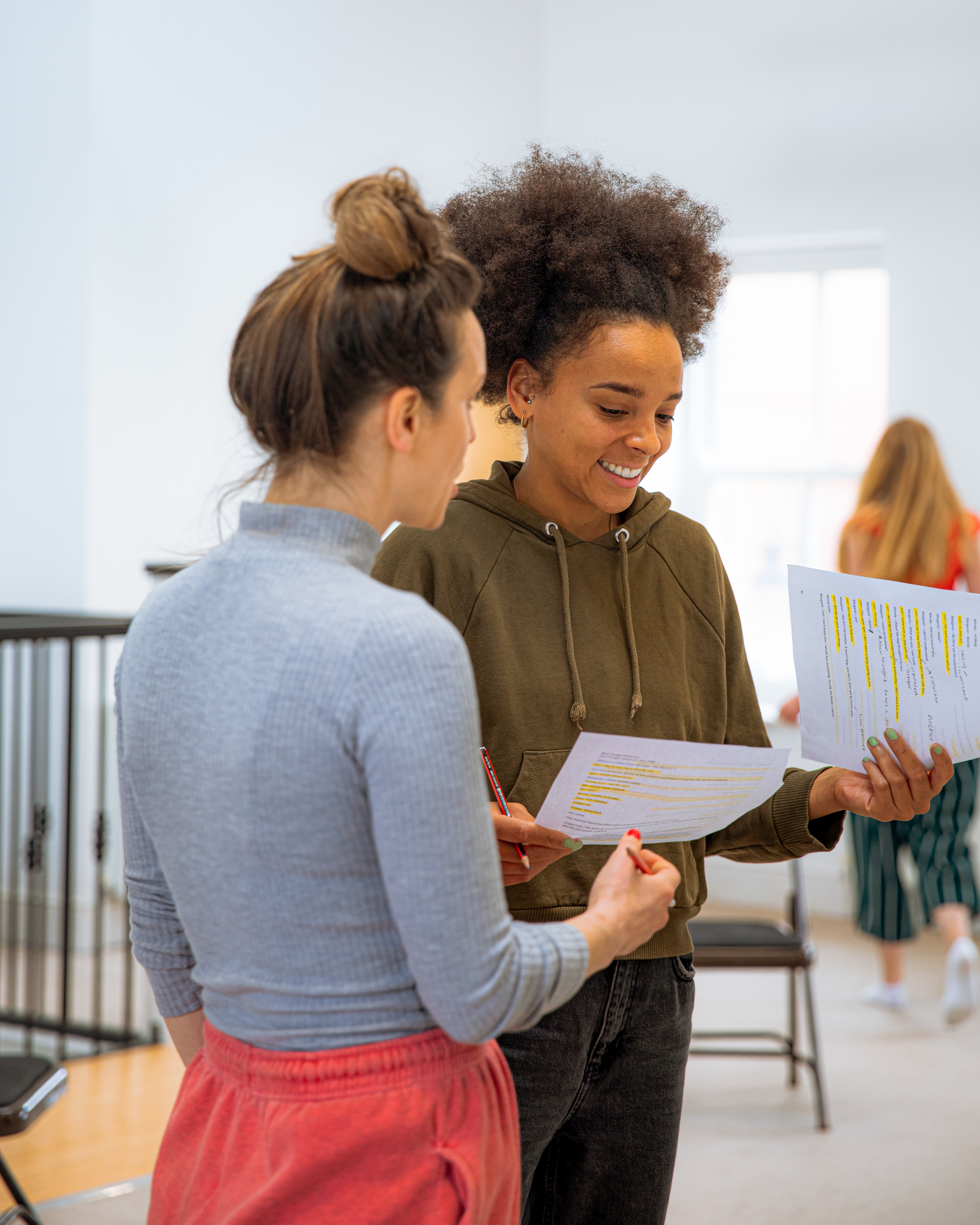 Rehearsal Photography for Shake The City at Leeds Playhouse