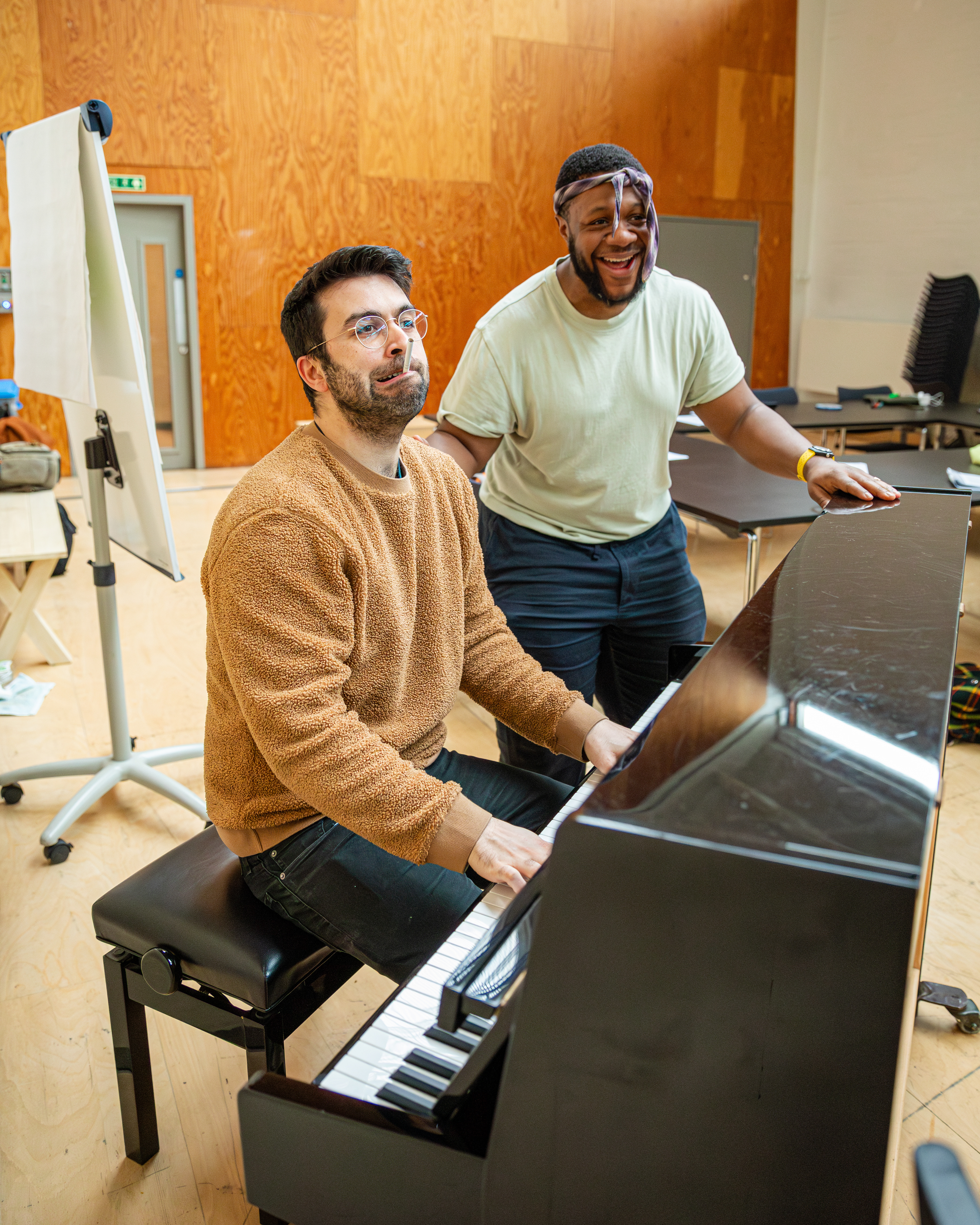 Not Too Tame's Twelfth Night R&D at National Theatre Studios. Produced by Not Too Tame and Shakespeare North Playhouse. Directed by Jimmy Fairhurst.