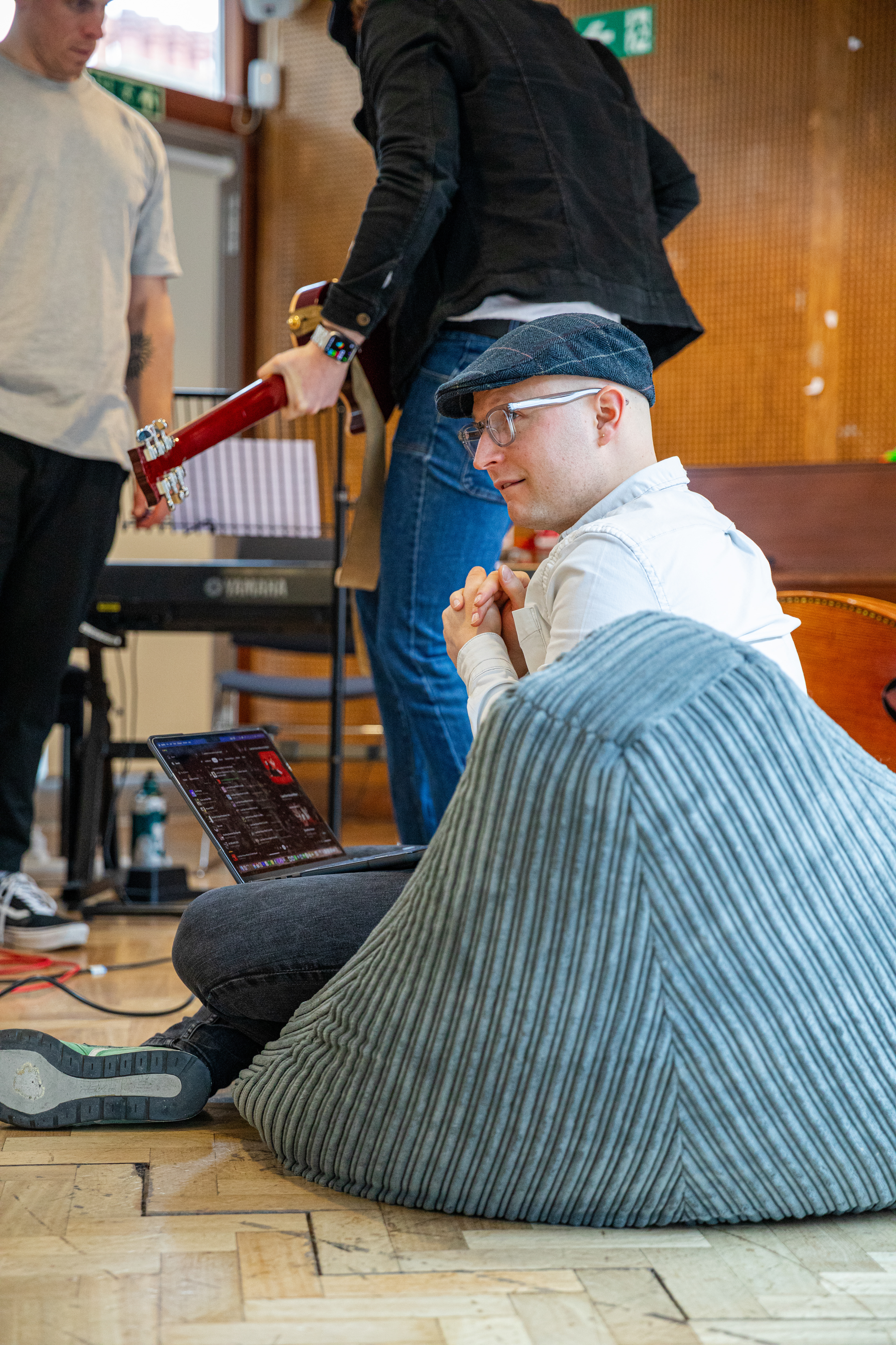 Not Too Tame's Twelfth Night R&D at National Theatre Studios. Produced by Not Too Tame and Shakespeare North Playhouse. Directed by Jimmy Fairhurst.