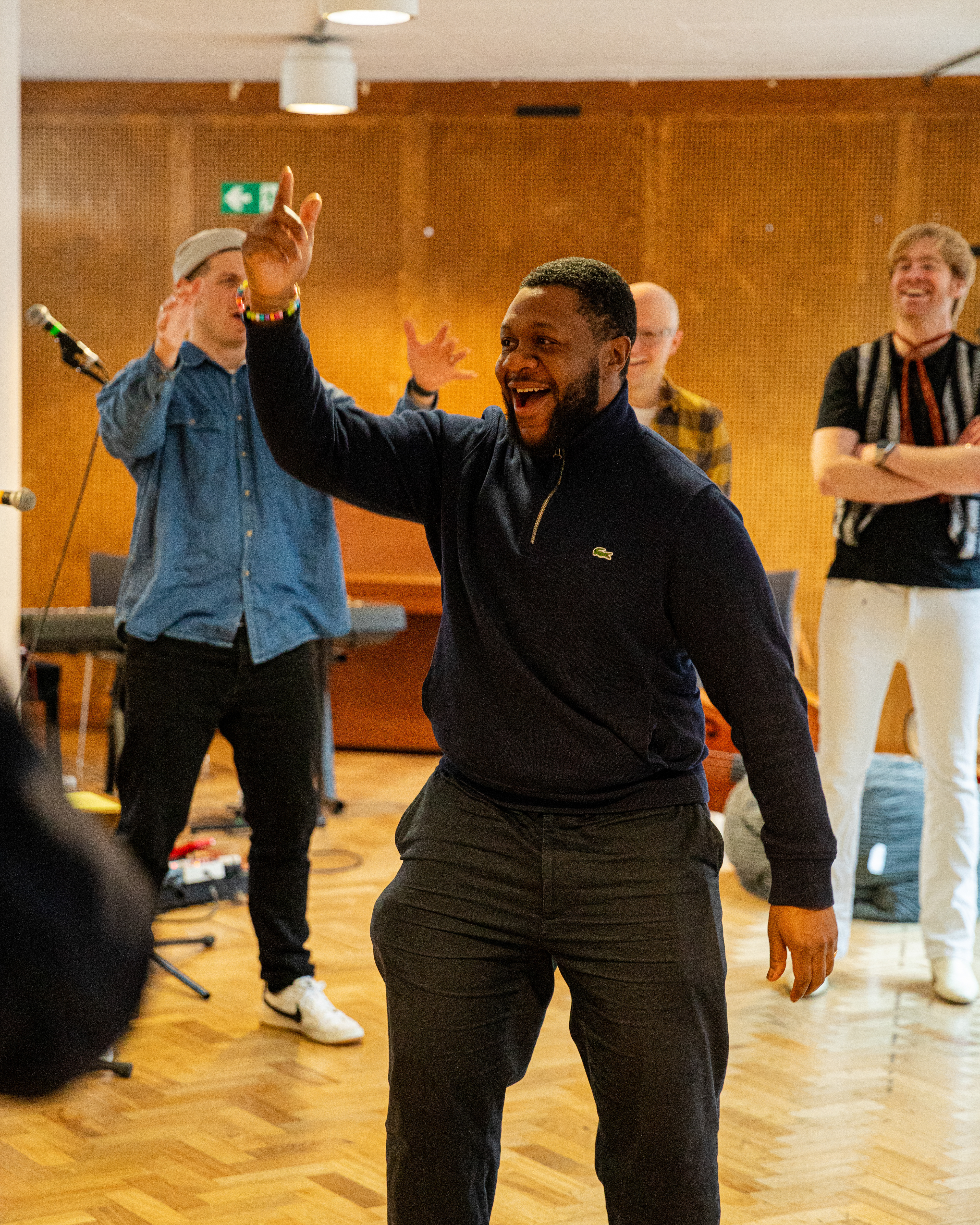 Not Too Tame's Twelfth Night R&D at National Theatre Studios. Produced by Not Too Tame and Shakespeare North Playhouse. Directed by Jimmy Fairhurst.