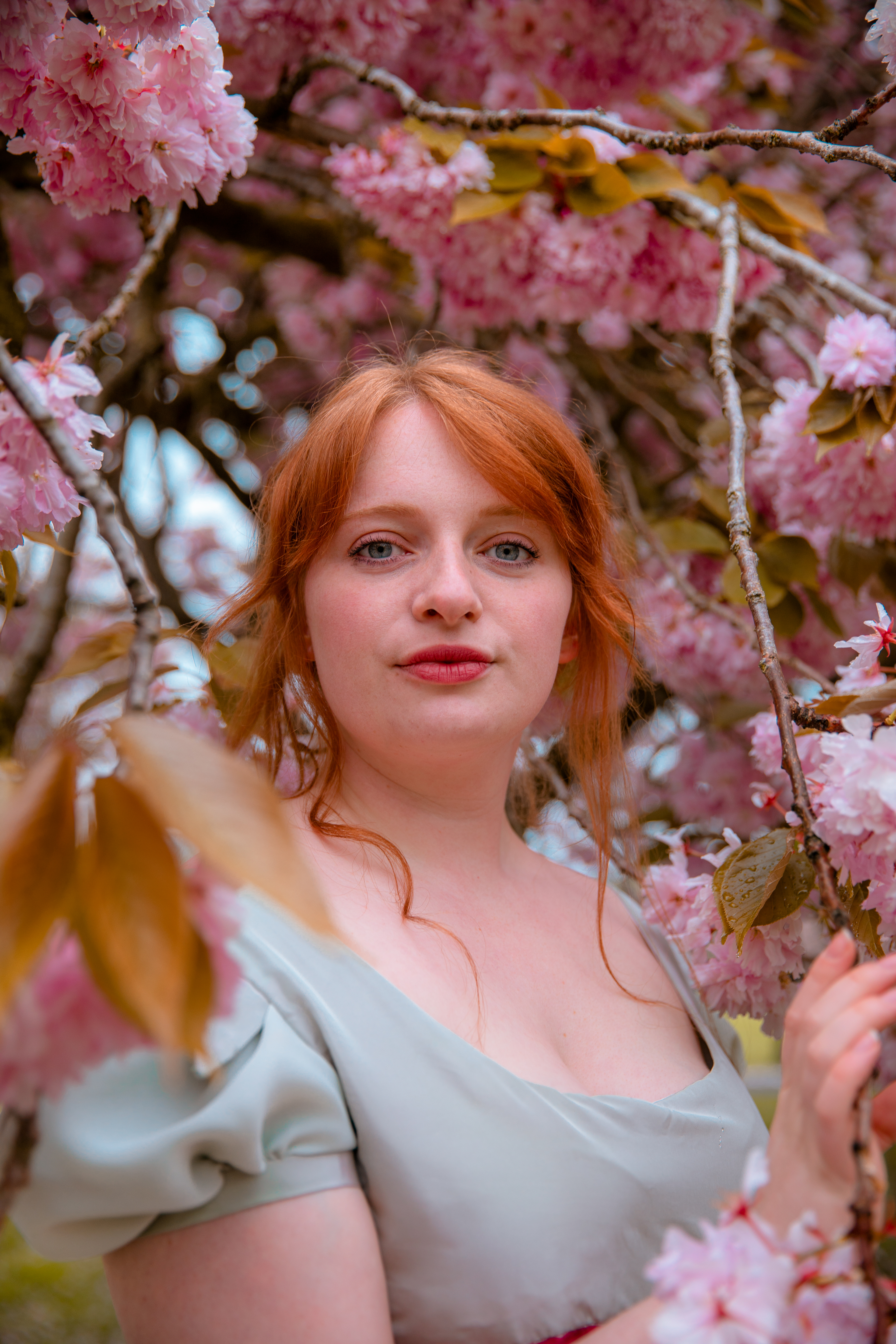 Actress, Ellen Carnazza between takes (Credulity Short Film)