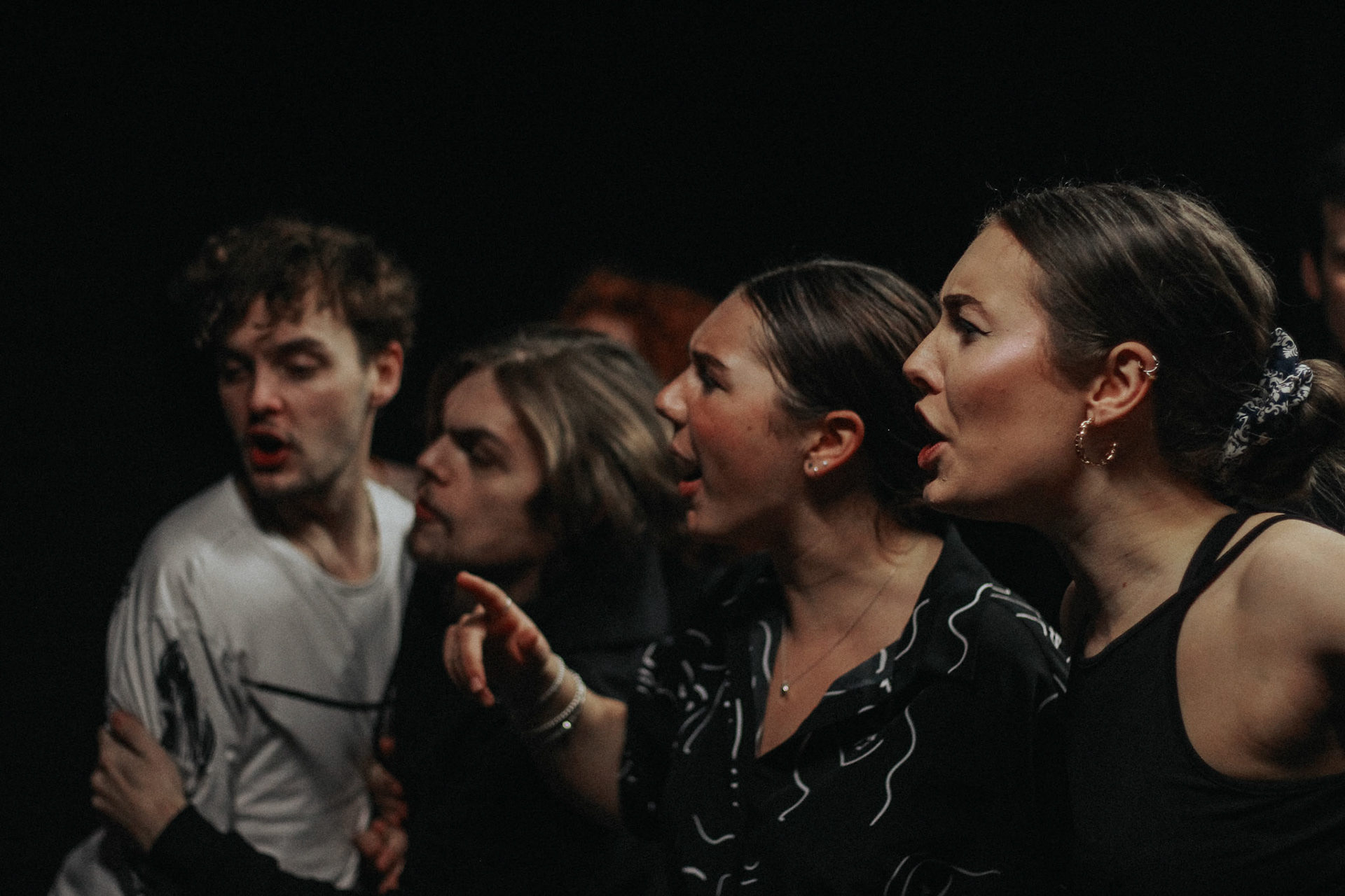 Rehearsals for The Wrong Un's Theatre Company