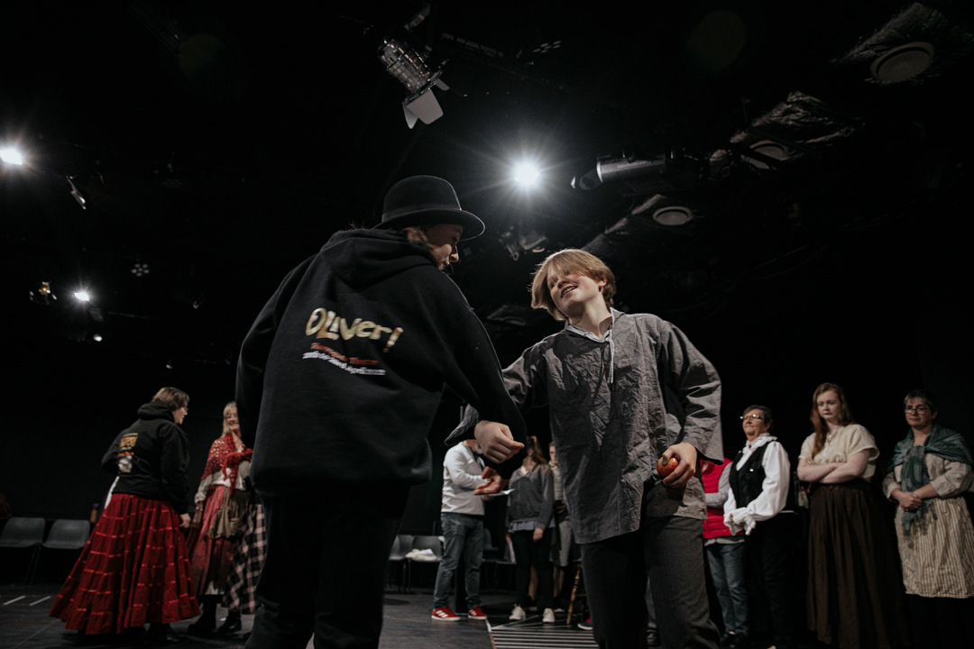 Rehearsals for Oliver! RAOS - Harrogate Theatre