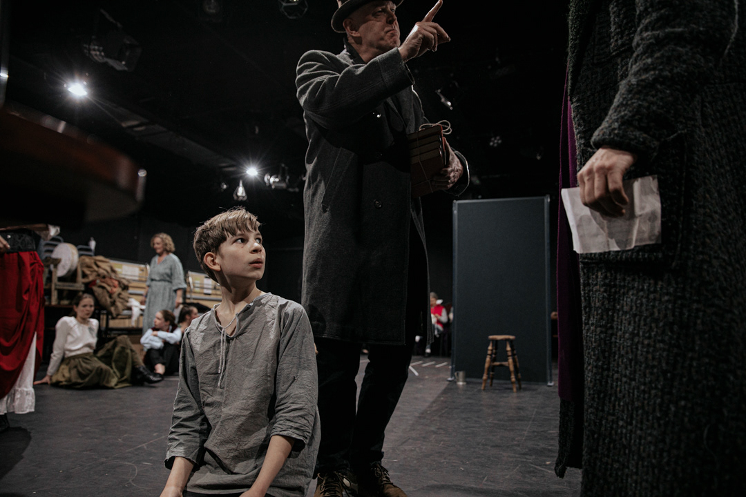 Rehearsals for Oliver! RAOS - Harrogate Theatre